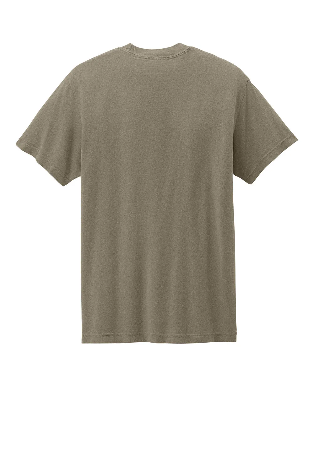 American Apparel Mens Garment Dyed Short Sleeve Crewneck T-Shirt - Faded Brown