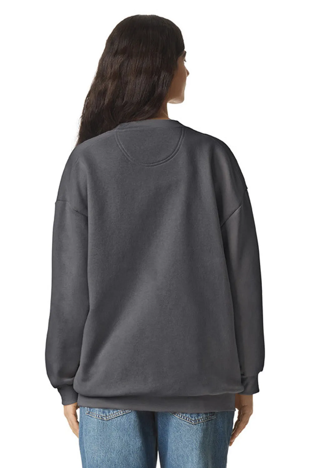 American Apparel Mens ReFlex Fleece Crewneck Sweatshirt - Asphalt Grey