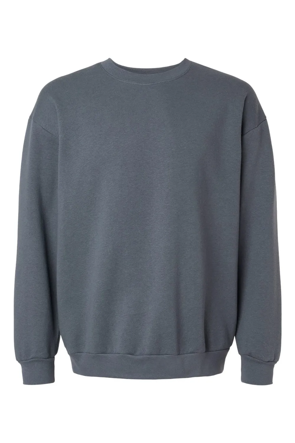 American Apparel Mens ReFlex Fleece Crewneck Sweatshirt - Asphalt Grey