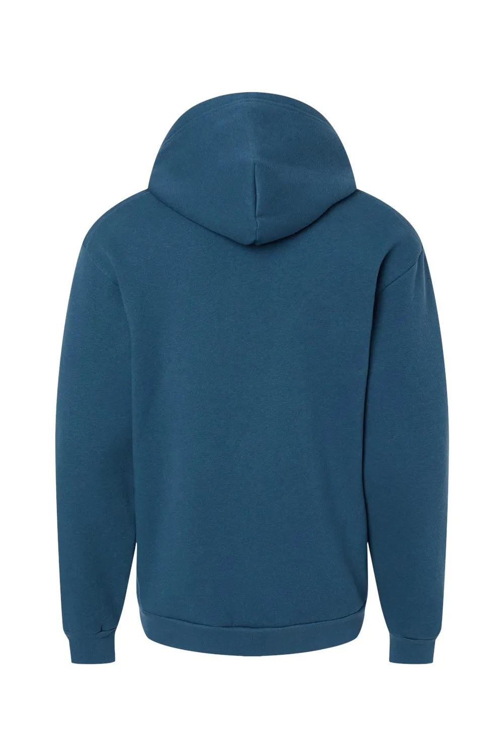 American Apparel Mens ReFlex Fleece Full Zip Hooded Sweatshirt Hoodie w/ Pockets - Sea Blue
