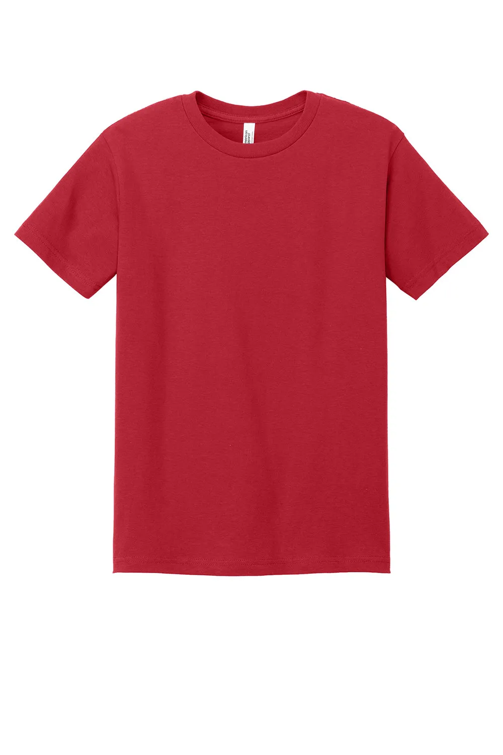 American Apparel Mens Short Sleeve Crewneck T-Shirt - Cardinal Red