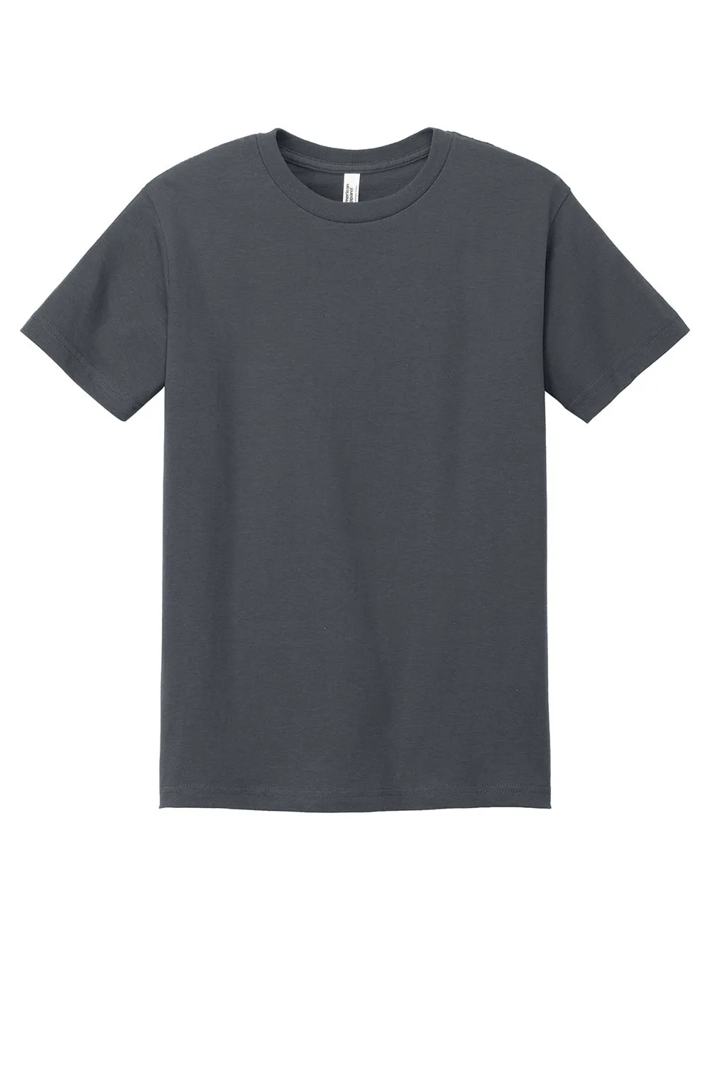 American Apparel Mens Short Sleeve Crewneck T-Shirt - Charcoal Grey