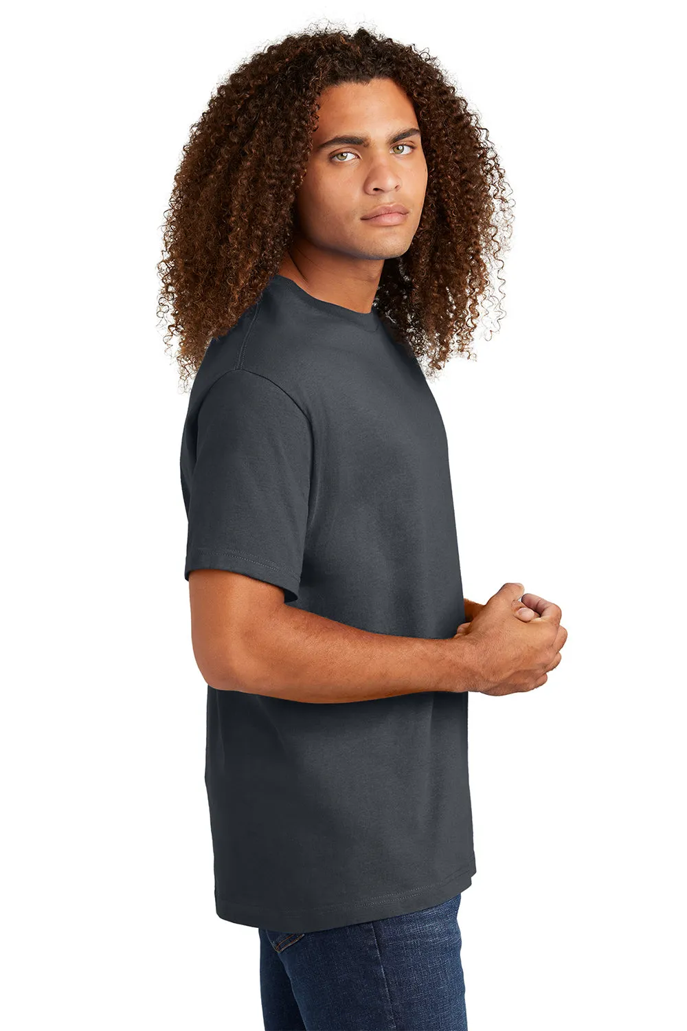 American Apparel Mens Short Sleeve Crewneck T-Shirt - Charcoal Grey