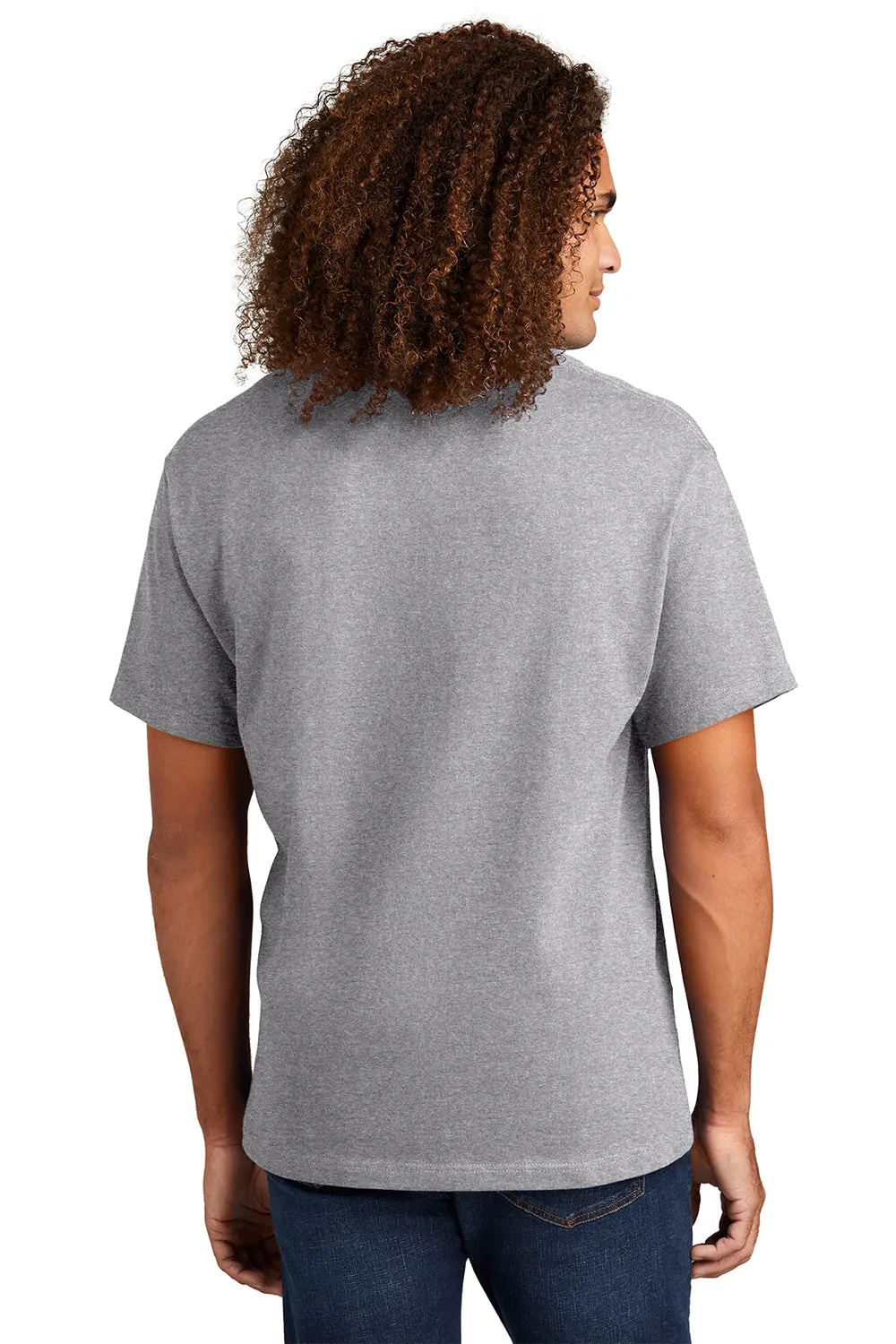 American Apparel Mens Short Sleeve Crewneck T-Shirt - Heather Grey