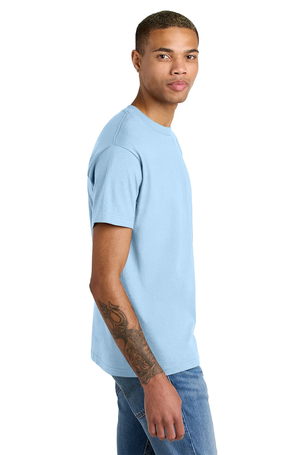 American Apparel Mens Short Sleeve Crewneck T-Shirt - Powder Blue