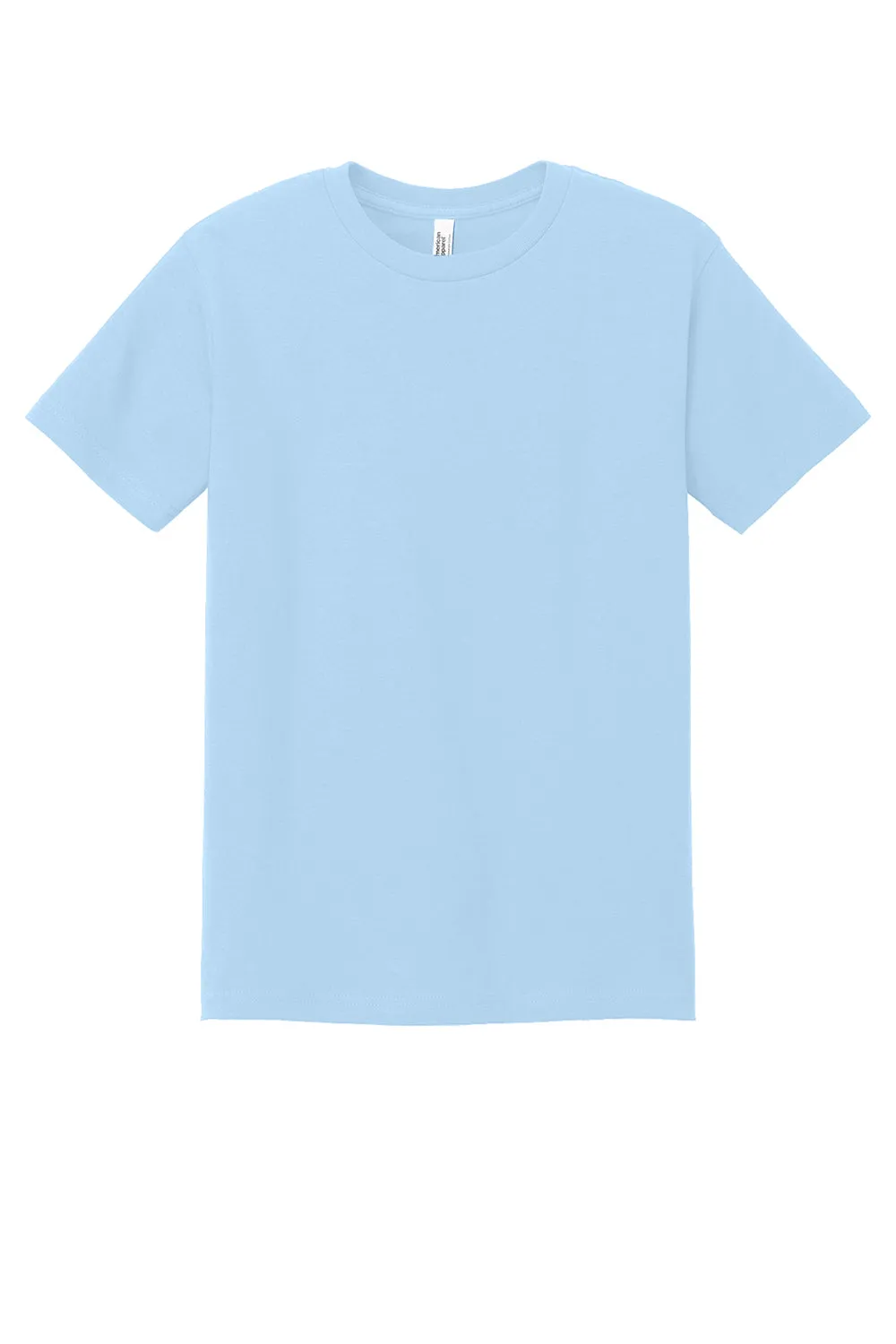 American Apparel Mens Short Sleeve Crewneck T-Shirt - Powder Blue