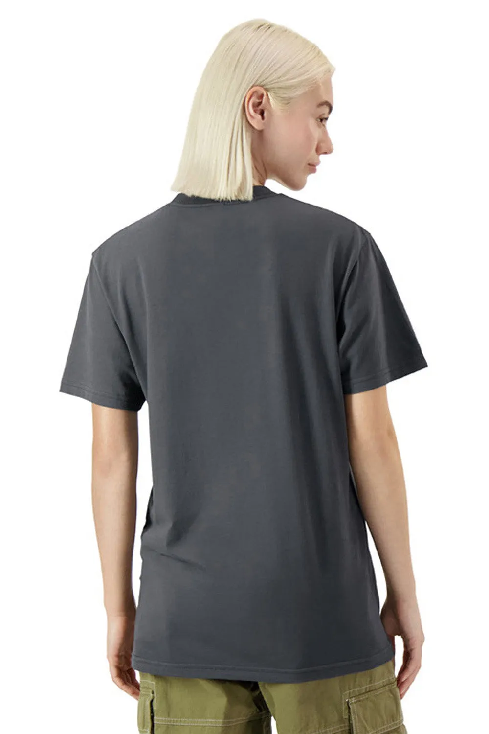 American Apparel Mens Sueded Cloud Short Sleeve Crewneck T-Shirt - Asphalt Grey