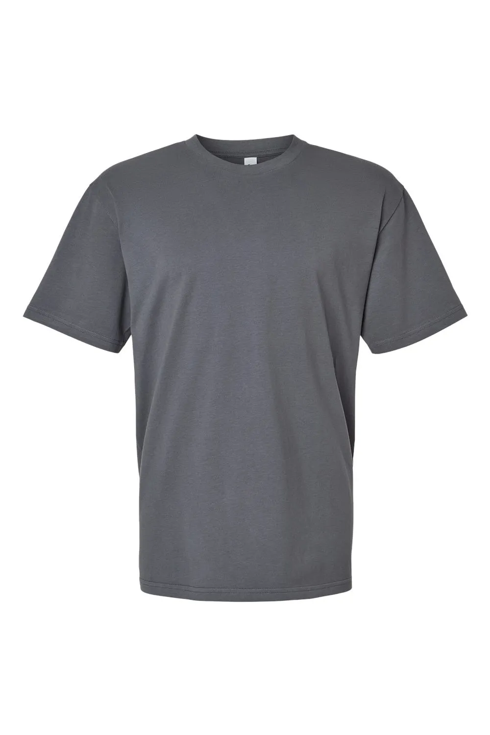 American Apparel Mens Sueded Cloud Short Sleeve Crewneck T-Shirt - Asphalt Grey