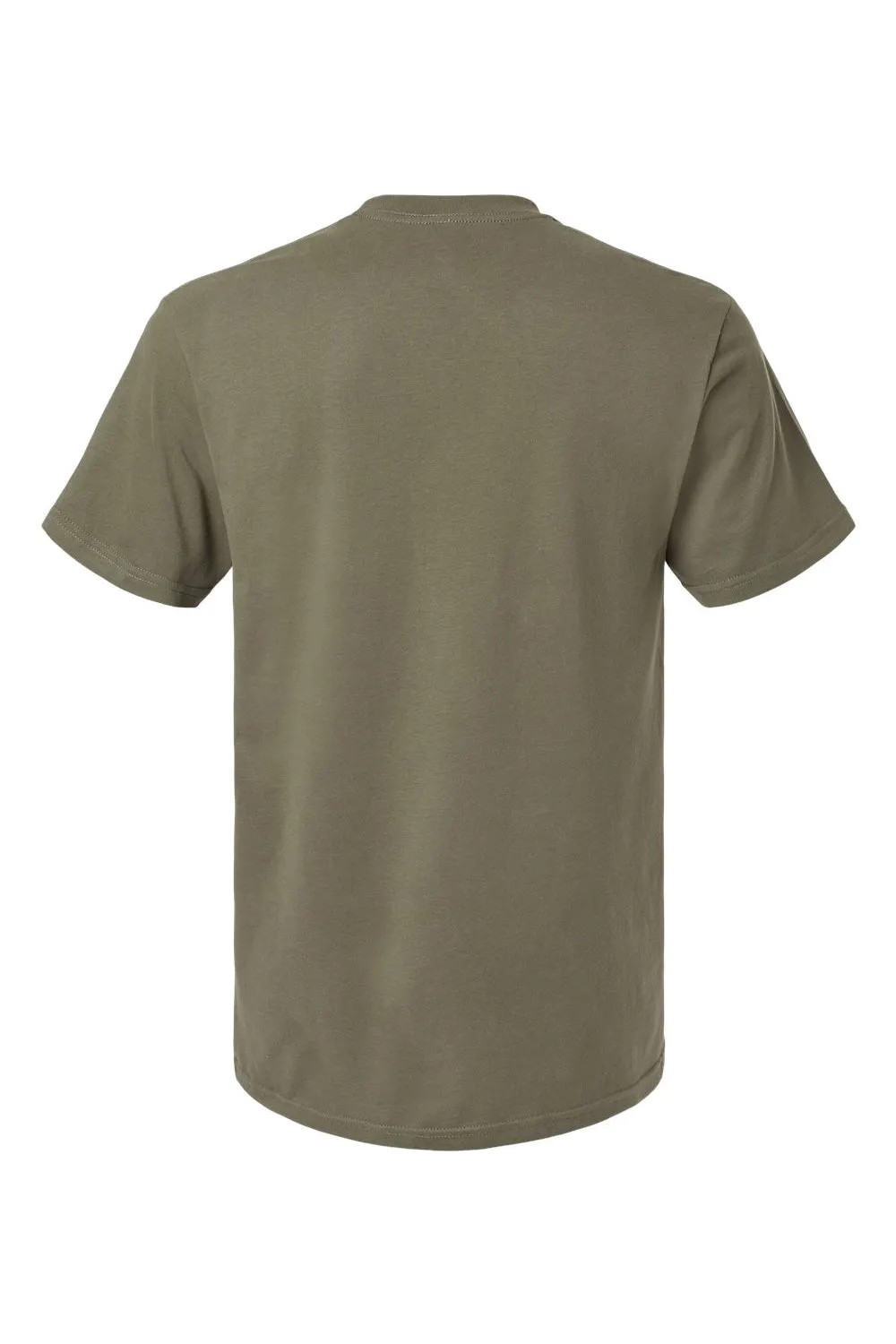 American Apparel Mens Sueded Cloud Short Sleeve Crewneck T-Shirt - Lieutenant Green