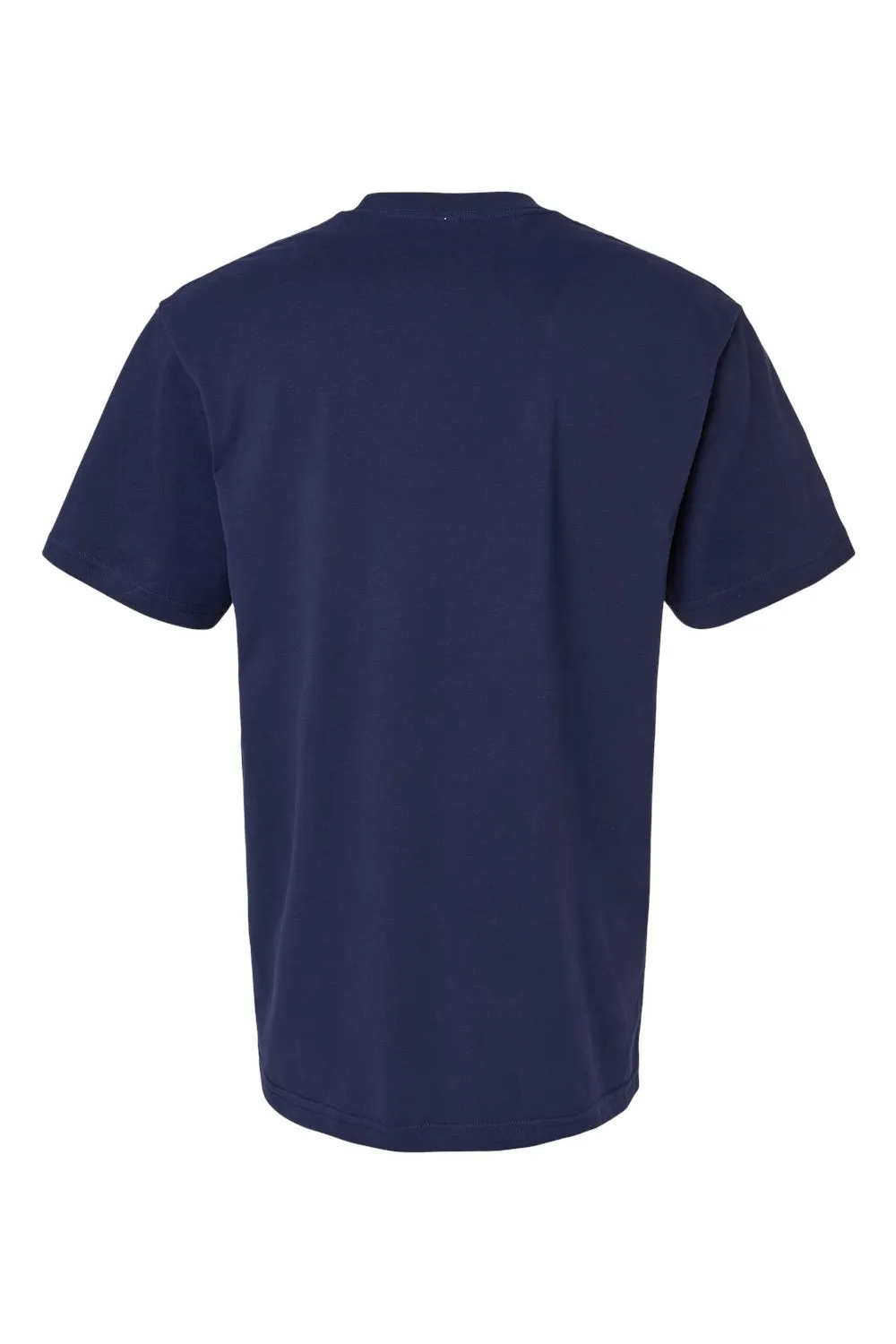 American Apparel Mens Sueded Cloud Short Sleeve Crewneck T-Shirt - Navy Blue