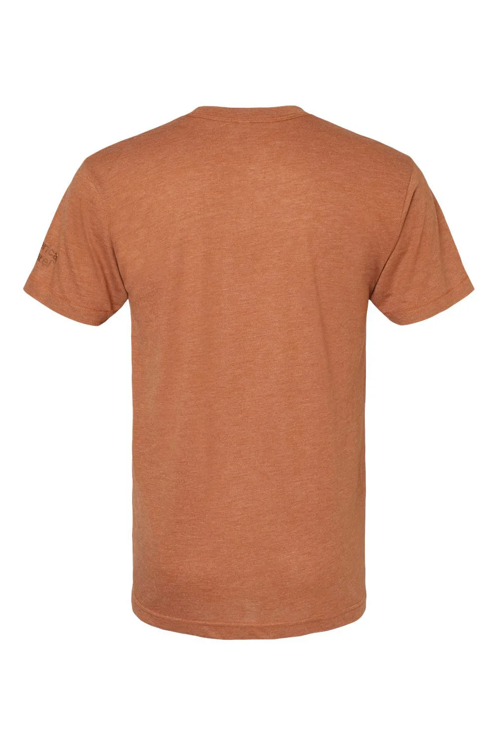 American Apparel Mens Track Short Sleeve Crewneck T-Shirt - Rust