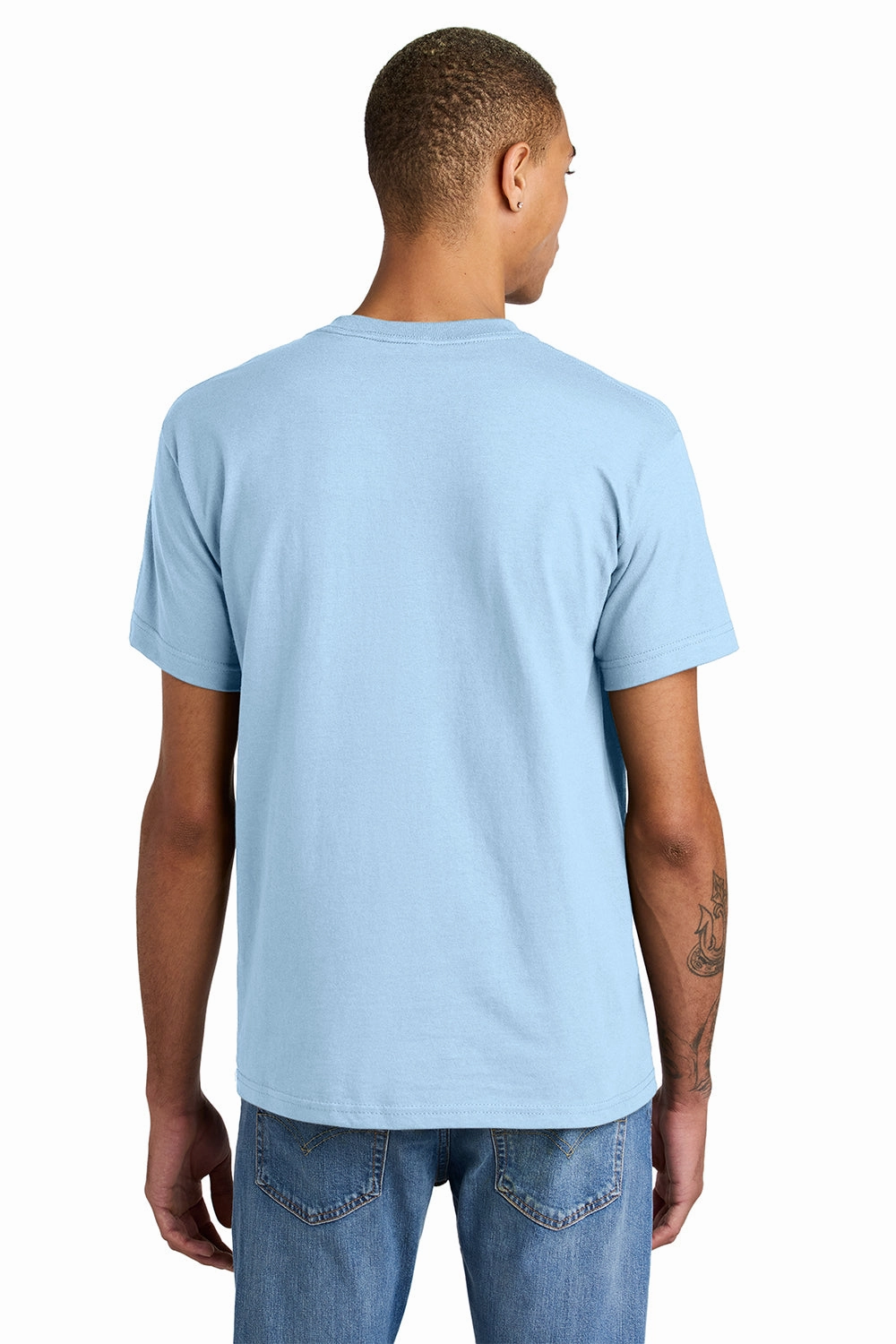 American Apparel Mens Short Sleeve Crewneck T-Shirt - Powder Blue