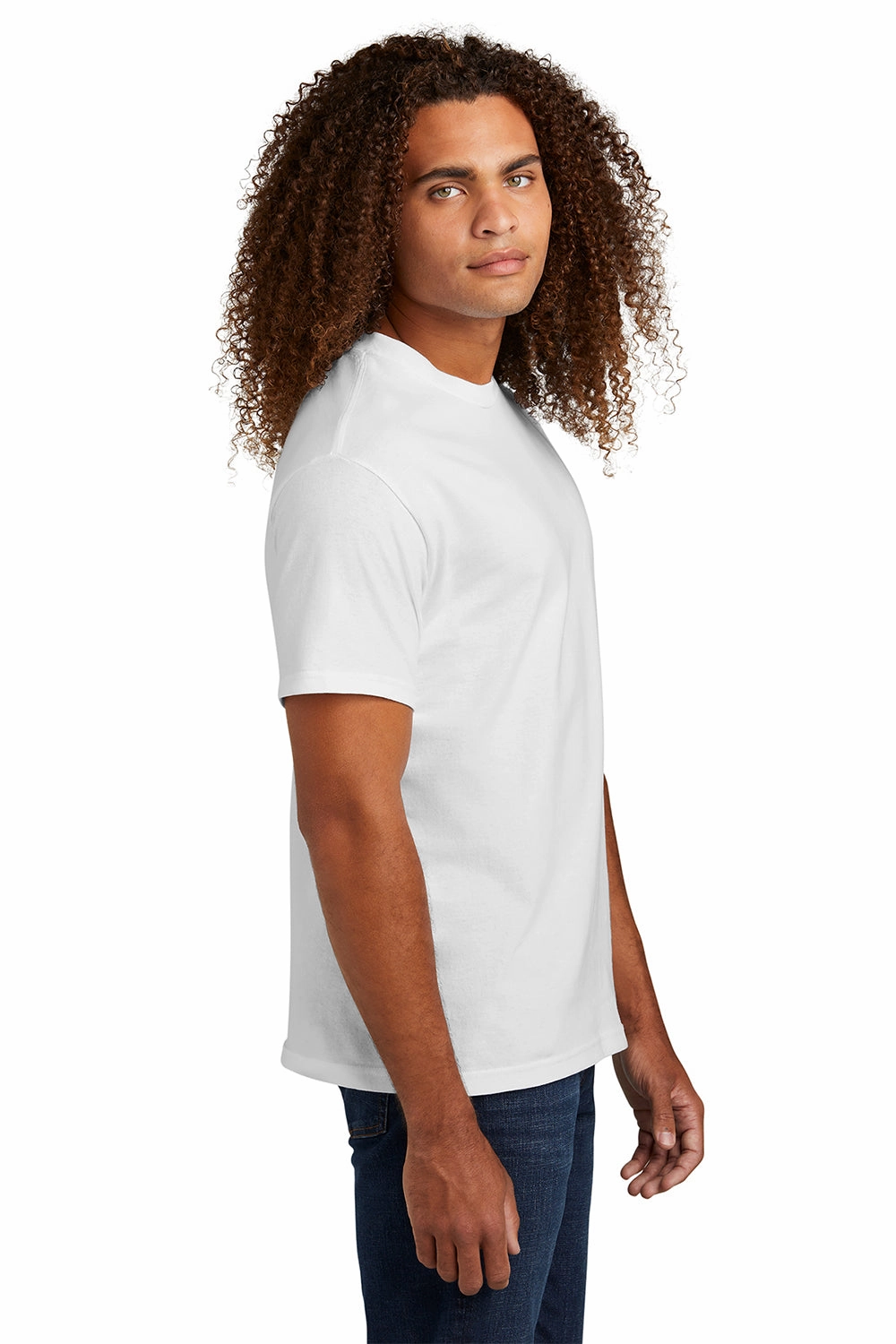 American Apparel Mens Short Sleeve Crewneck T-Shirt - White