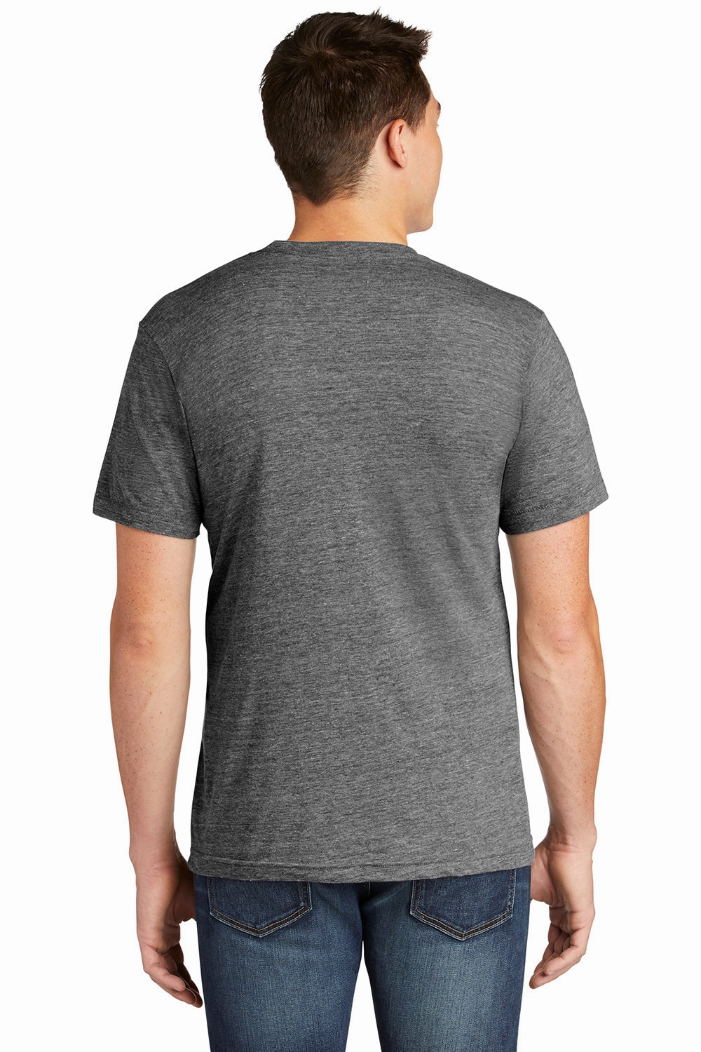 American Apparel Mens Track Short Sleeve Crewneck T-Shirt - Athletic Grey