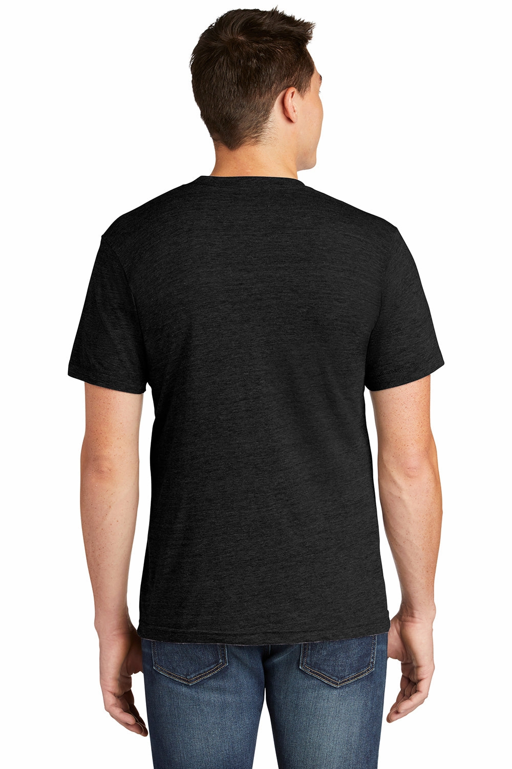 American Apparel Mens Track Short Sleeve Crewneck T-Shirt - Black