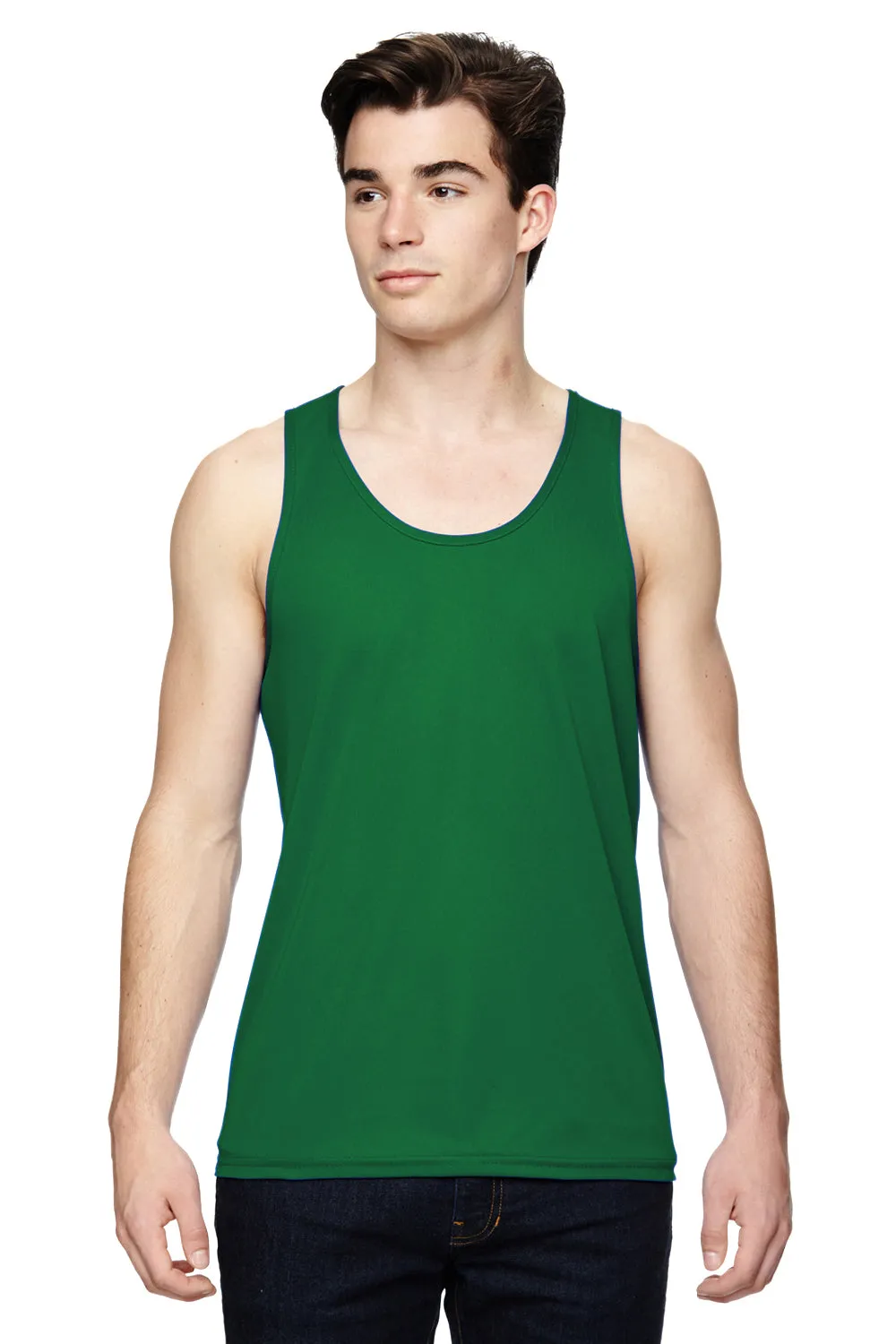 Augusta Sportswear Mens Training Moisture Wicking Tank Top - Kelly Green
