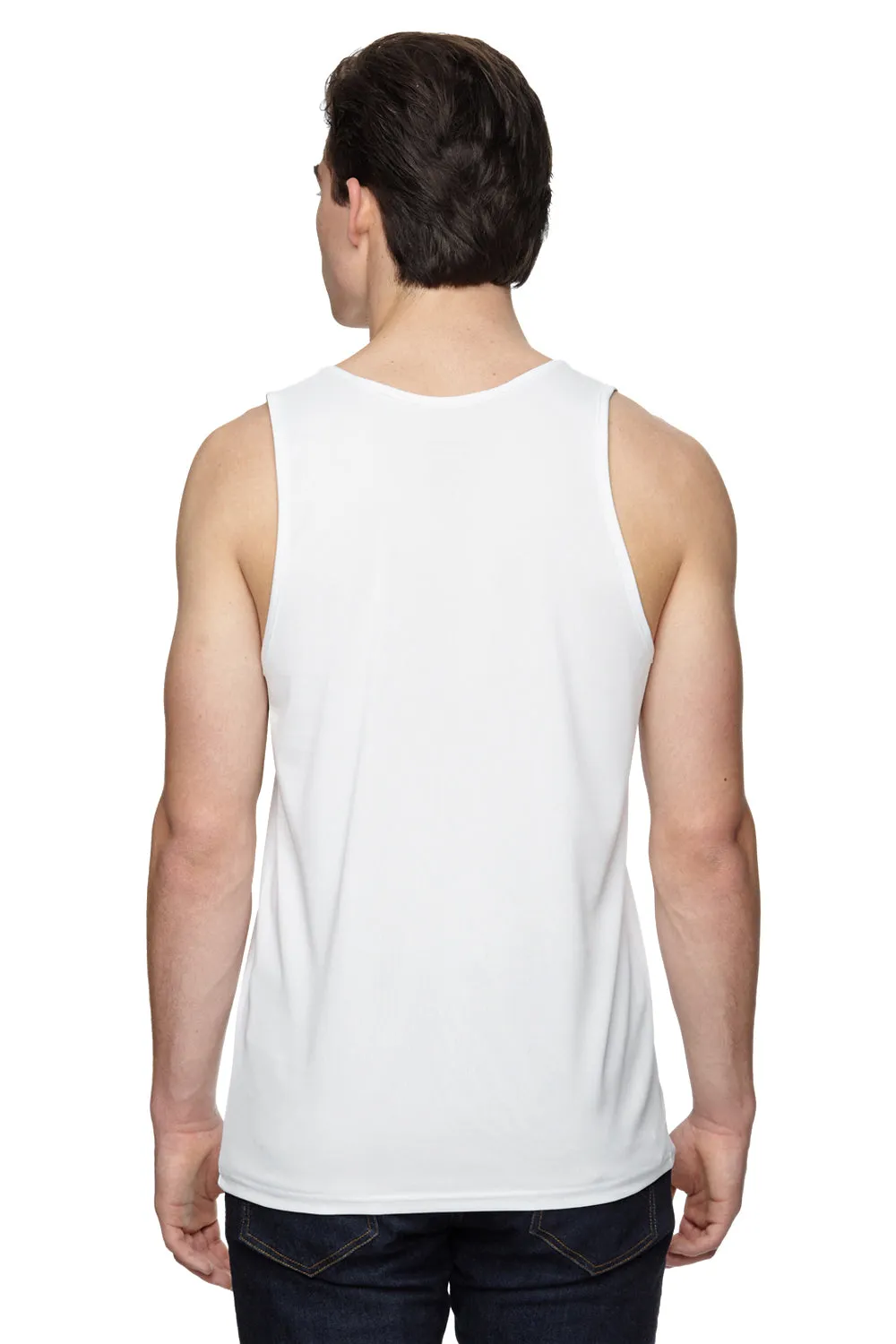 Augusta Sportswear Mens Training Moisture Wicking Tank Top - White