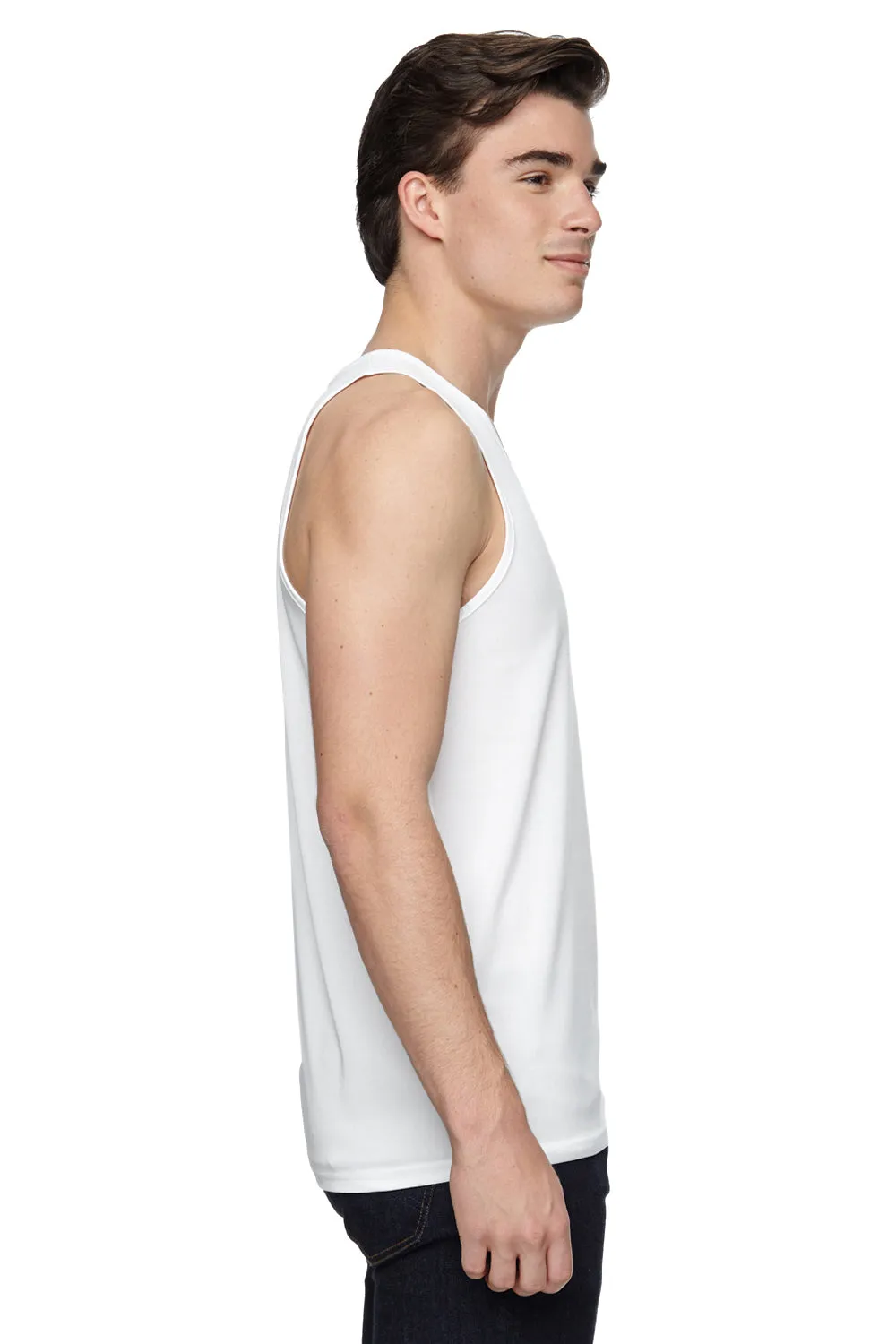 Augusta Sportswear Mens Training Moisture Wicking Tank Top - White