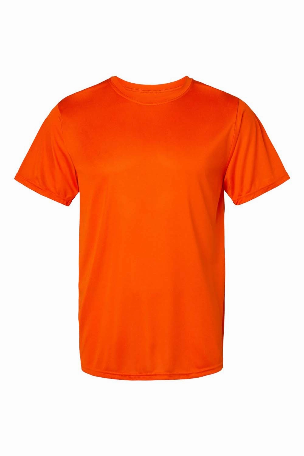 Augusta Sportswear Mens Moisture Wicking Short Sleeve Crewneck T-Shirt - Orange