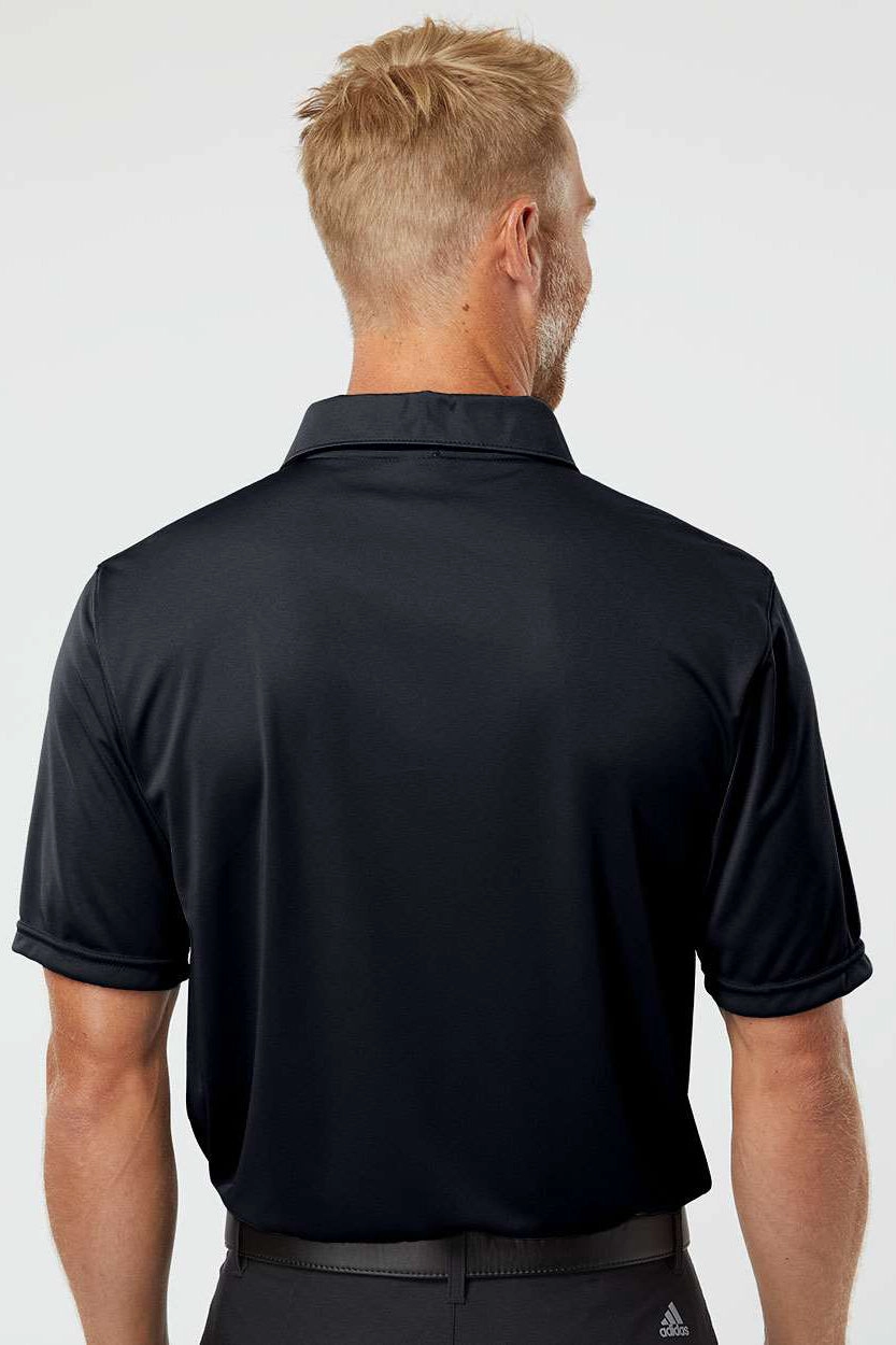 Augusta Sportswear Mens Vital Moisture Wicking Short Sleeve Polo Shirt - Black