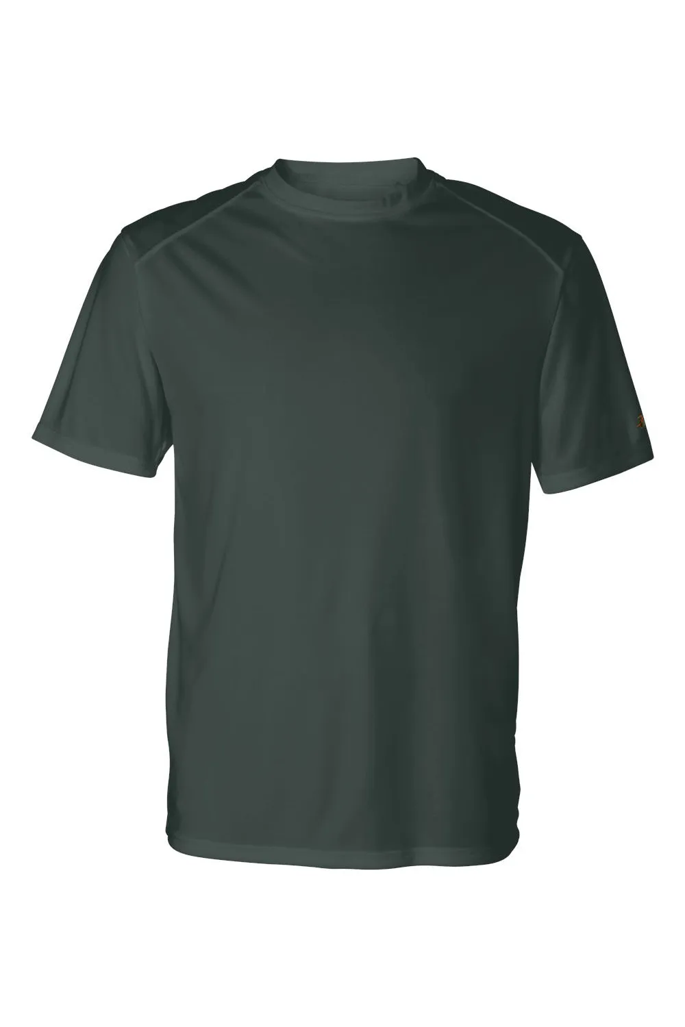 Badger Mens B-Core Moisture Wicking Short Sleeve Crewneck T-Shirt - Forest Green