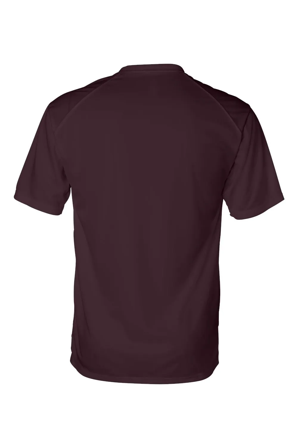 Badger Mens B-Core Moisture Wicking Short Sleeve Crewneck T-Shirt - Maroon