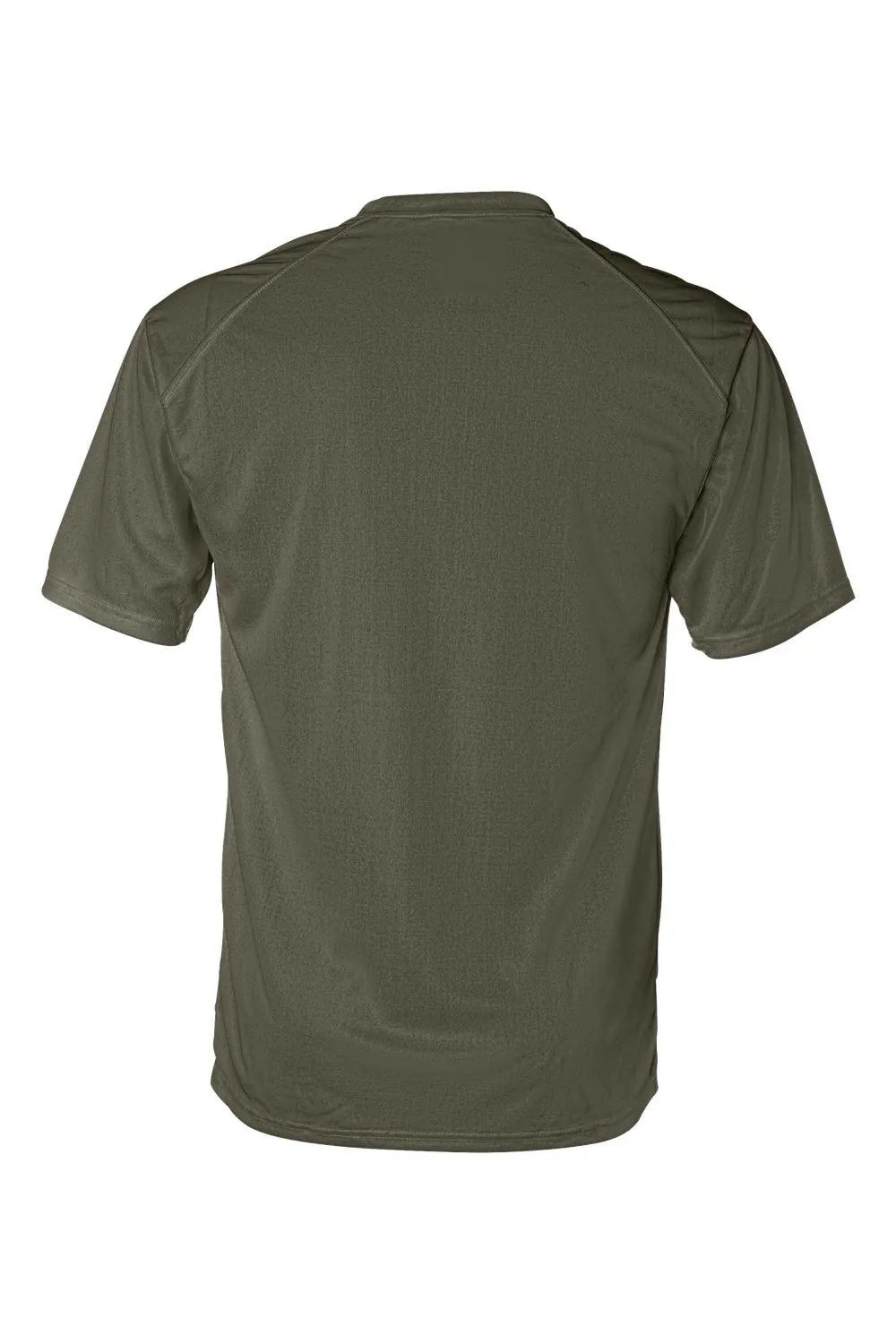 Badger Mens B-Core Moisture Wicking Short Sleeve Crewneck T-Shirt - Olive Drab Green