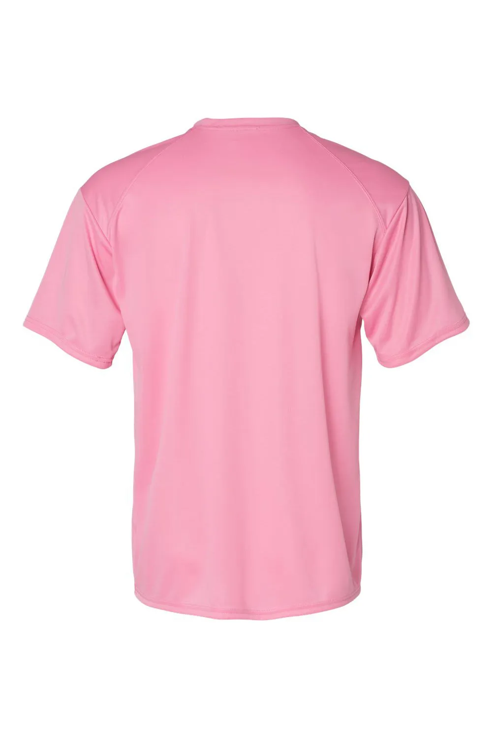Badger Mens B-Core Moisture Wicking Short Sleeve Crewneck T-Shirt - Pink