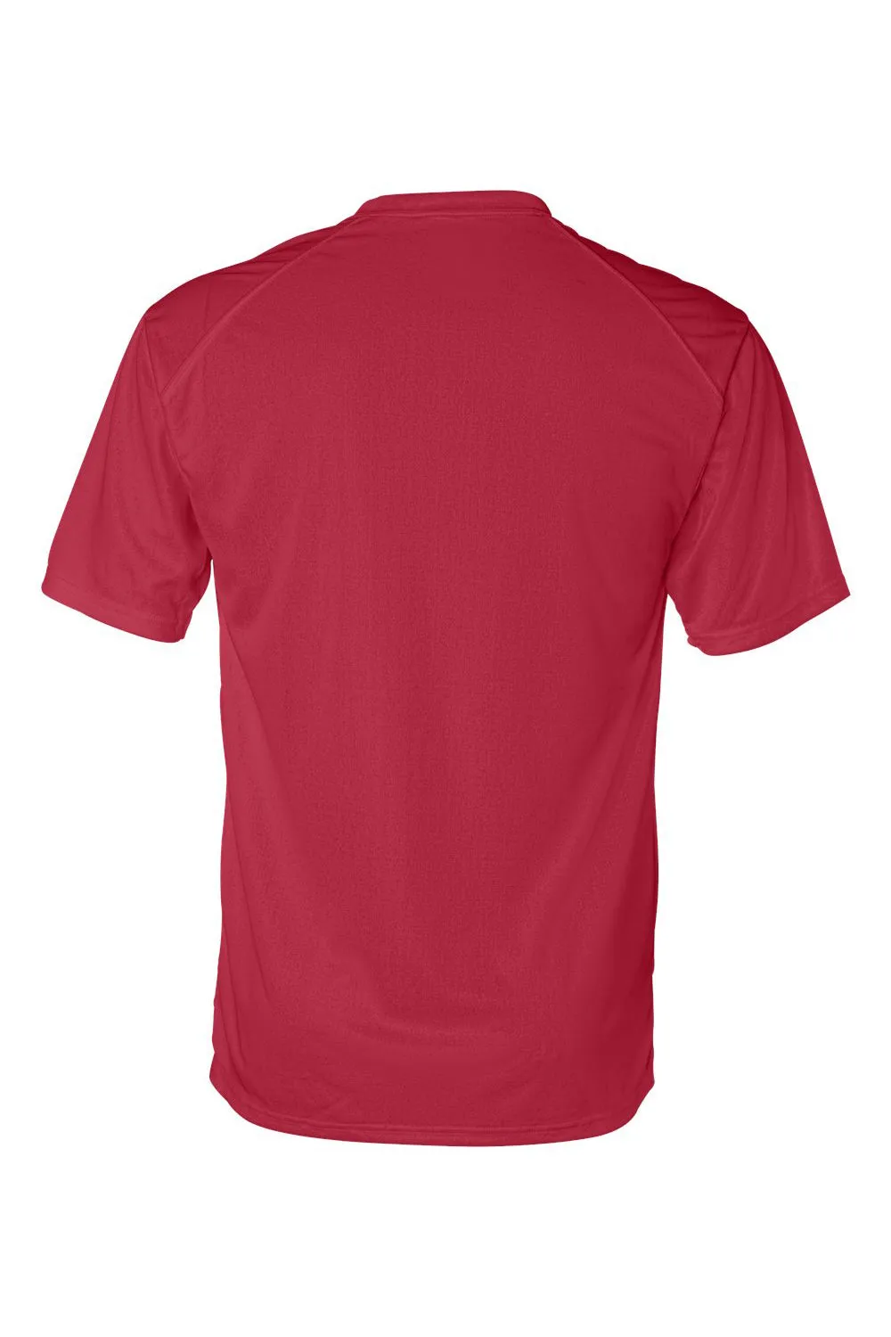 Badger Mens B-Core Moisture Wicking Short Sleeve Crewneck T-Shirt - Red