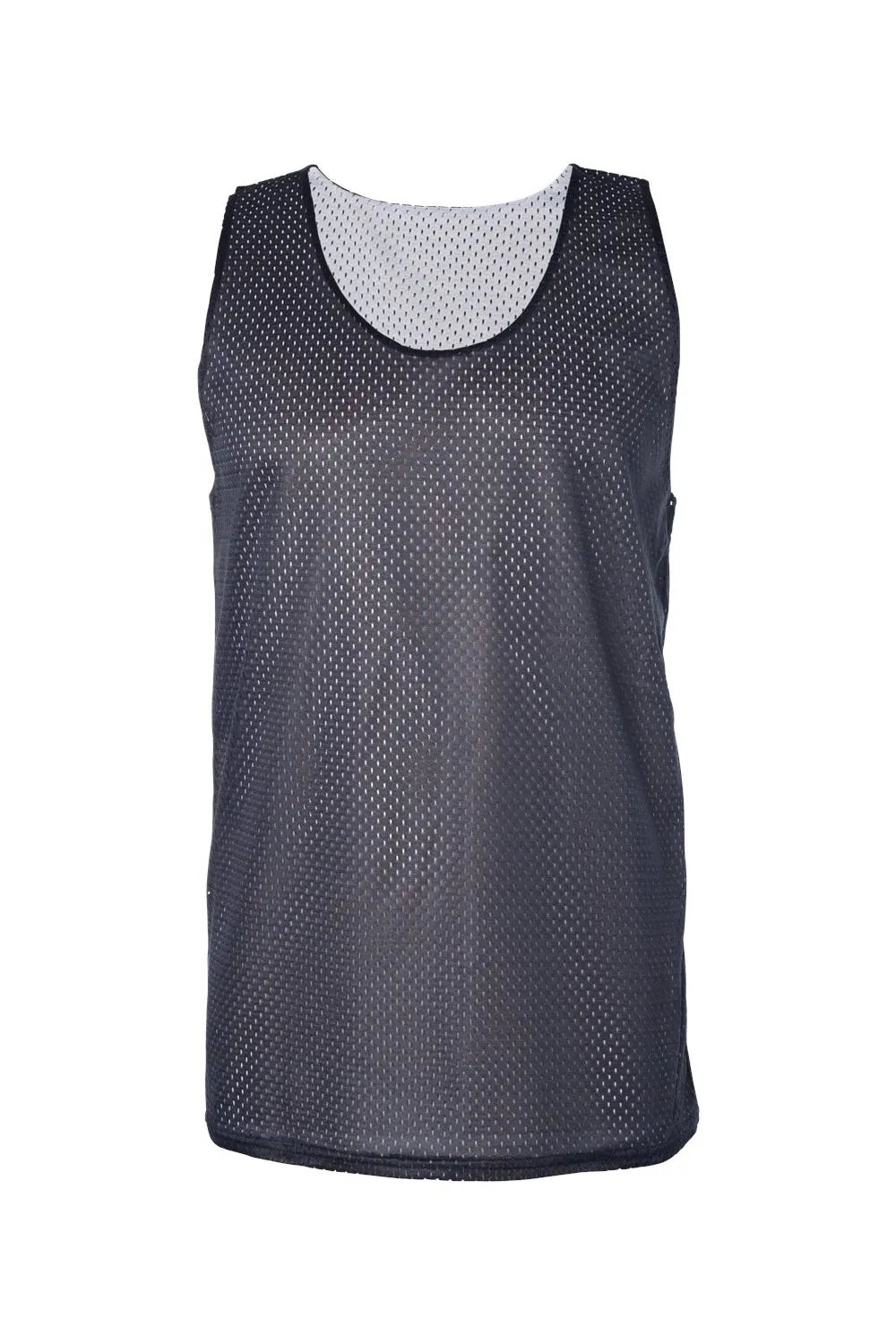 Badger Mens Pro Mesh Reversible Tank Top - Navy Blue/White