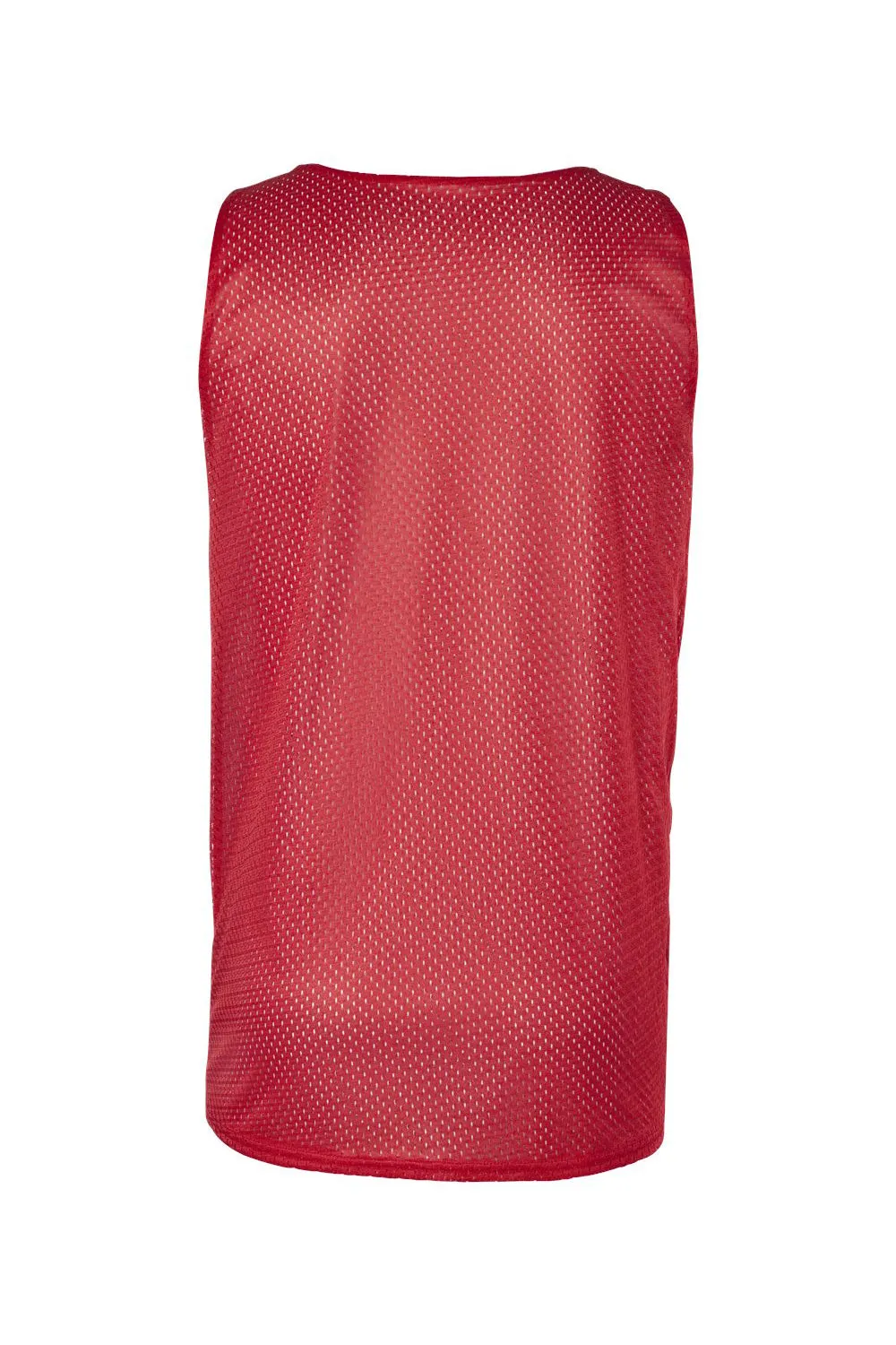 Badger Mens Pro Mesh Reversible Tank Top - Red/White