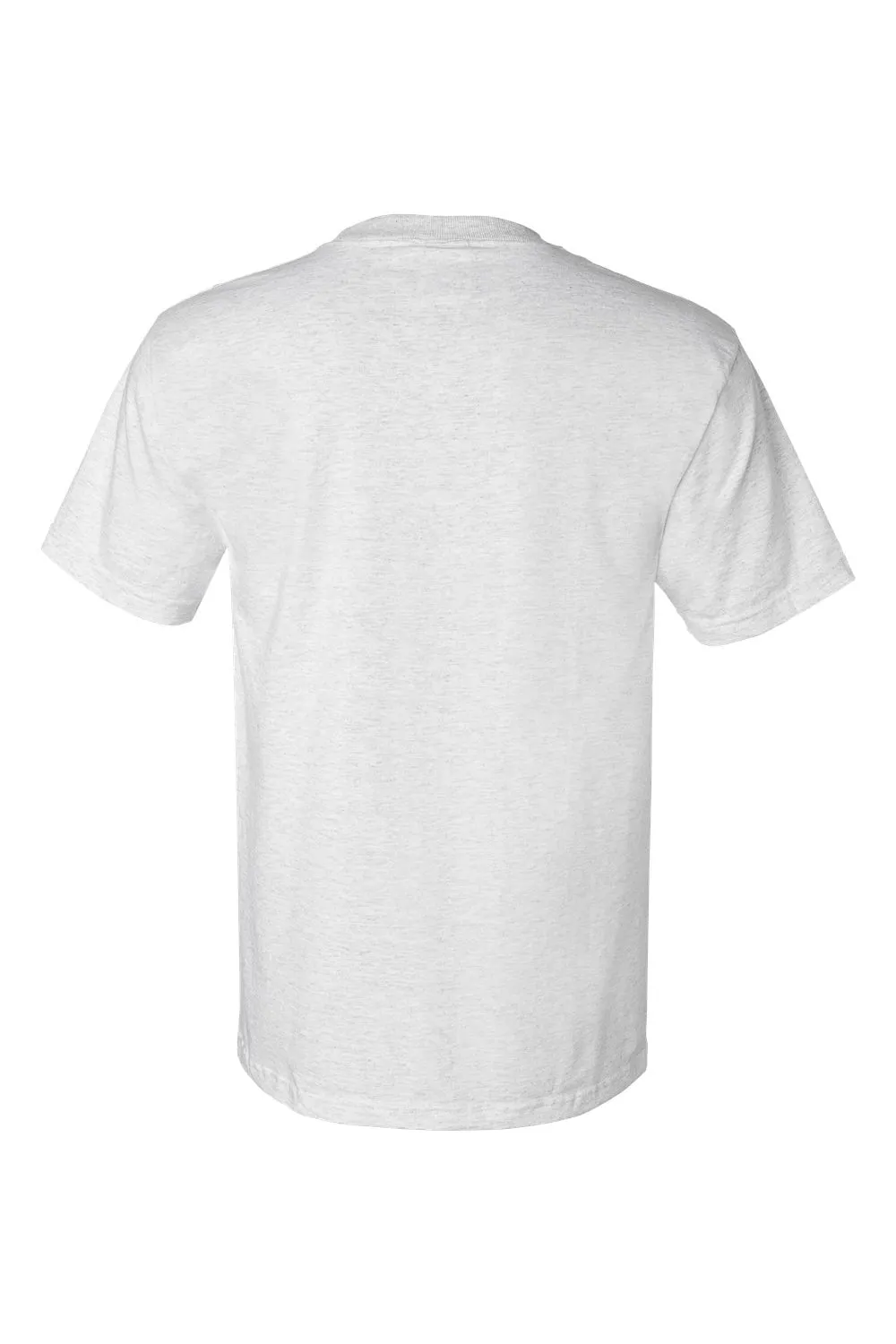 Bayside Mens USA Made Short Sleeve Crewneck T-Shirt - Ash Grey