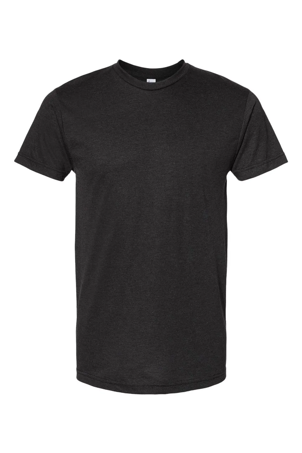 Bayside Mens USA Made Short Sleeve Crewneck T-Shirt - Black