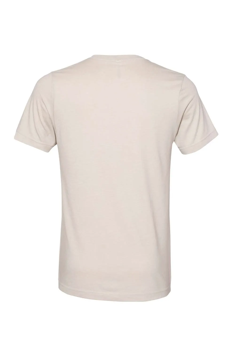 Bella   Canvas Mens CVC Short Sleeve V-Neck T-Shirt - Heather Dust