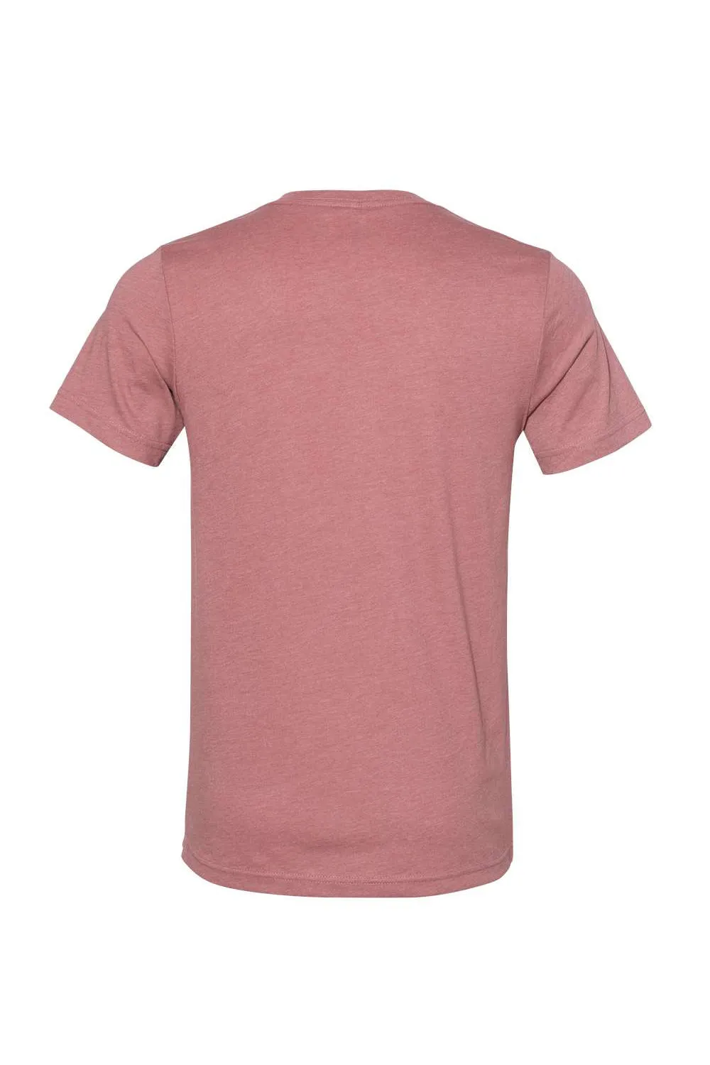 Bella   Canvas Mens CVC Short Sleeve V-Neck T-Shirt - Heather Mauve