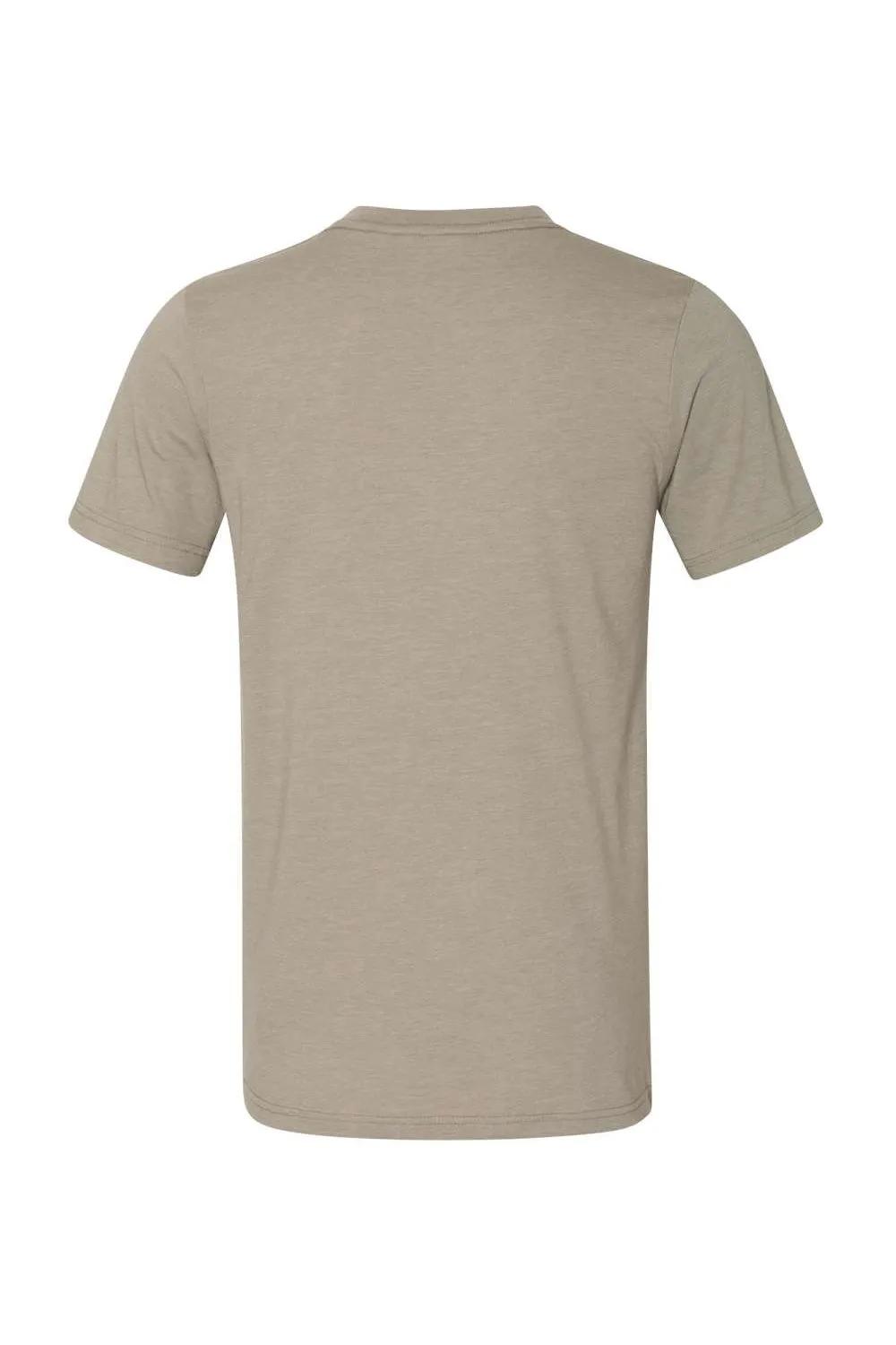 Bella   Canvas Mens CVC Short Sleeve V-Neck T-Shirt - Heather Stone