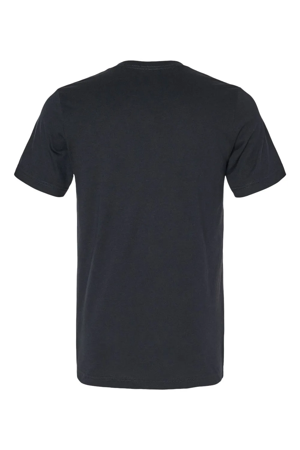 Bella   Canvas Mens CVC Short Sleeve V-Neck T-Shirt - Solid Black
