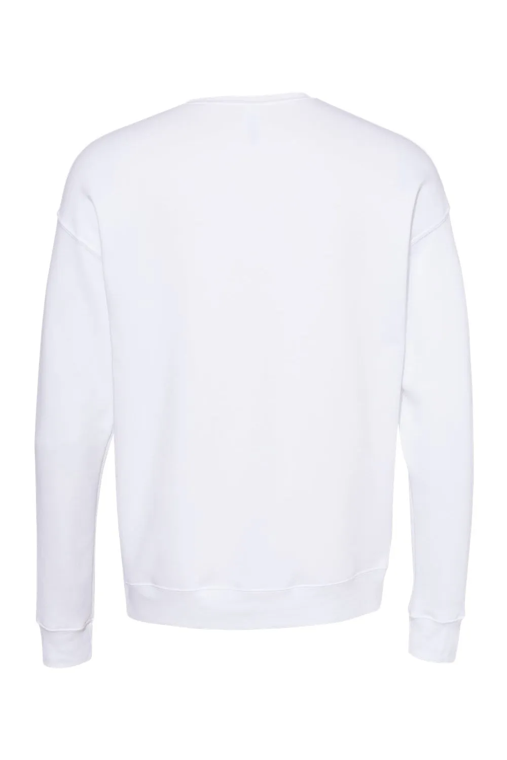 Bella   Canvas Mens Fleece Crewneck Sweatshirt - DTG White
