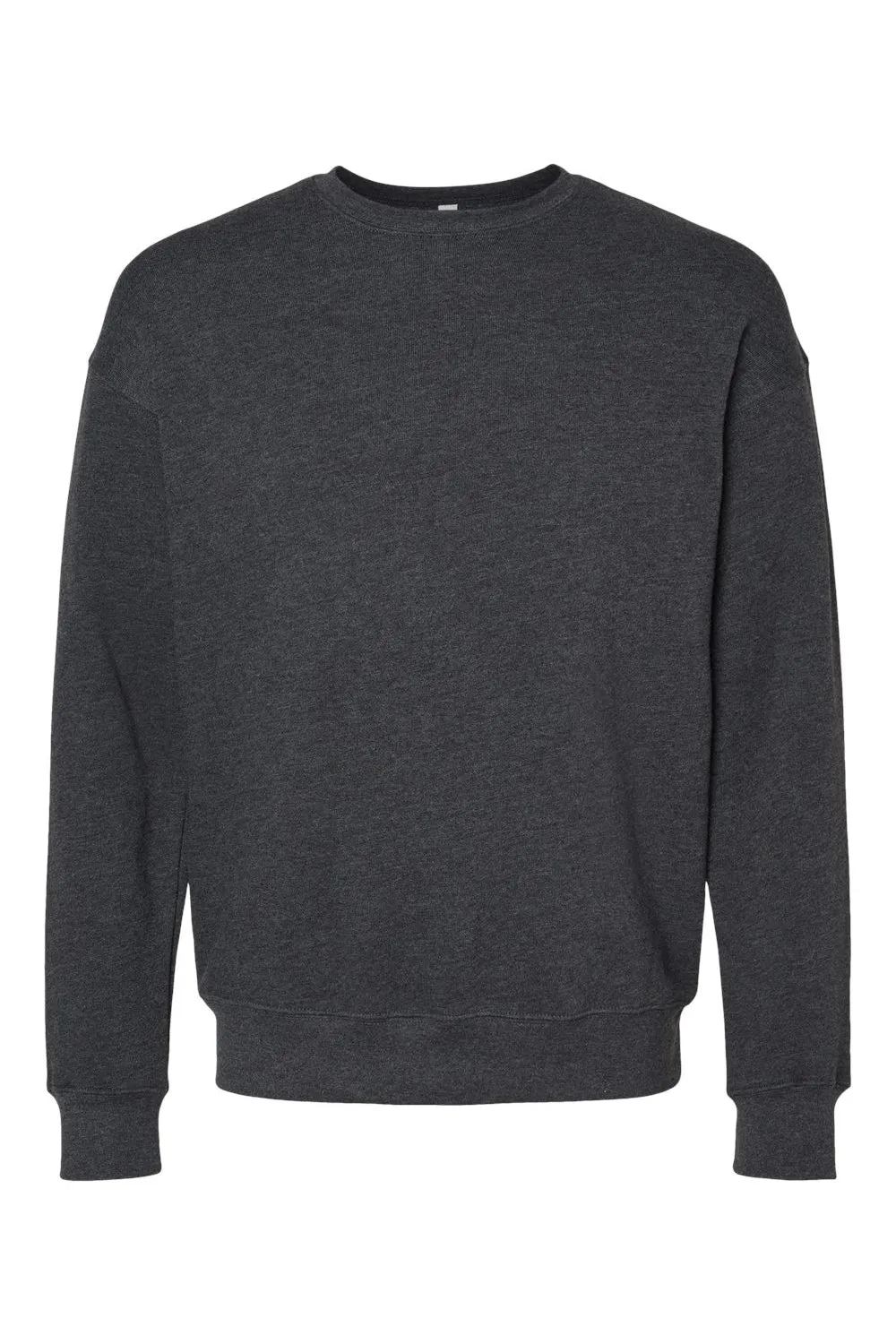 Bella   Canvas Mens Fleece Crewneck Sweatshirt - Heather Dark Grey