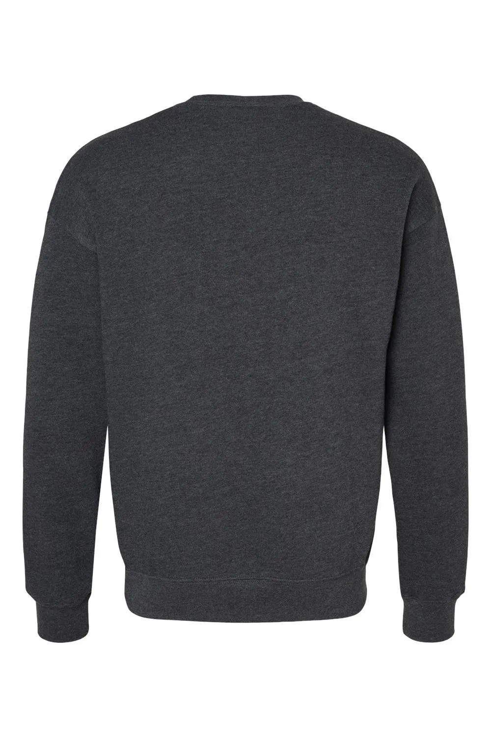 Bella   Canvas Mens Fleece Crewneck Sweatshirt - Heather Dark Grey