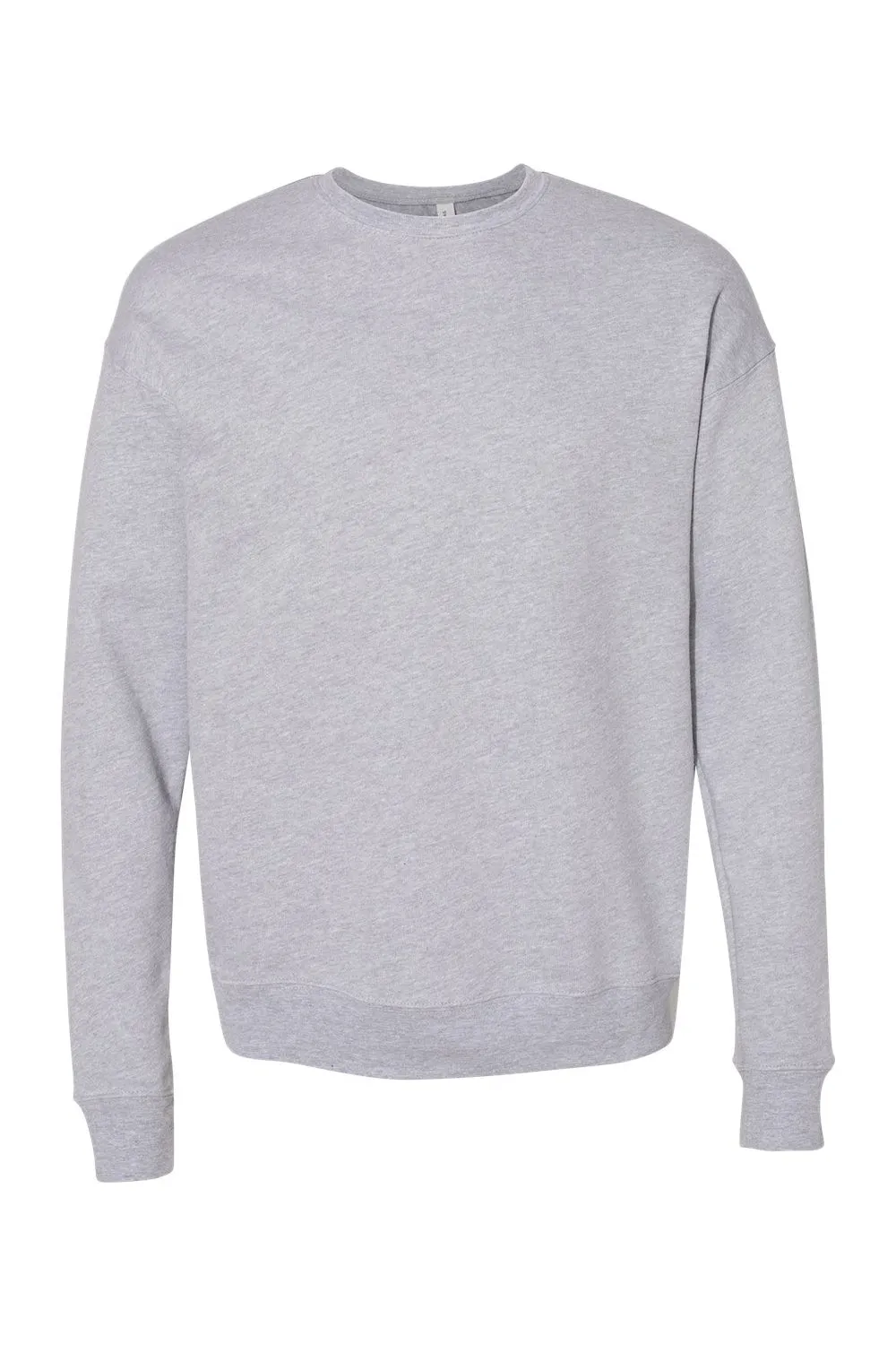 Bella   Canvas Mens Fleece Crewneck Sweatshirt - Heather Grey
