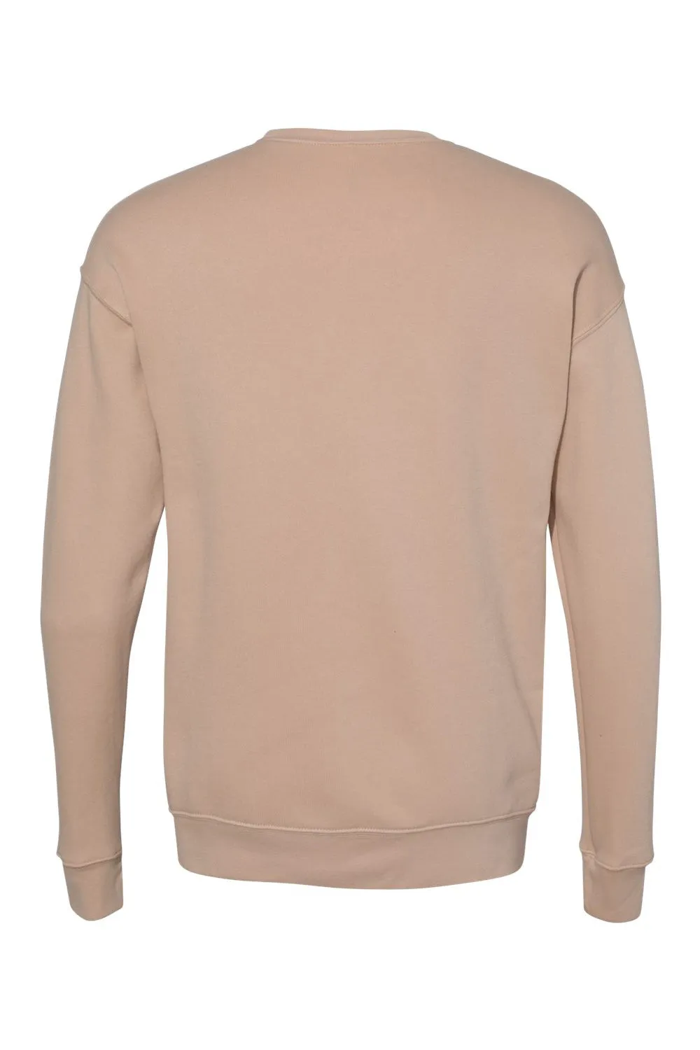 Bella   Canvas Mens Fleece Crewneck Sweatshirt - Heather Sand Dune