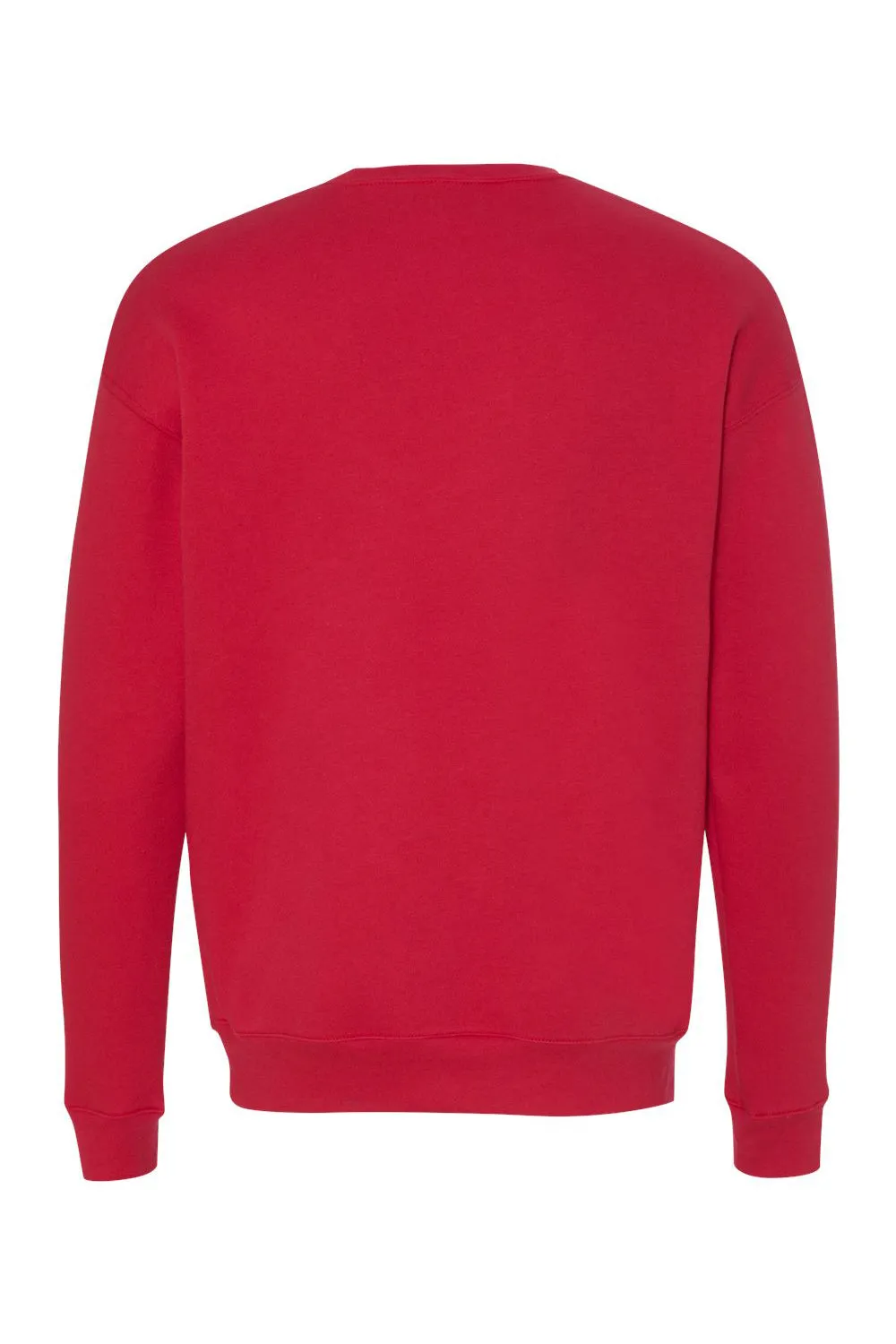 Bella   Canvas Mens Fleece Crewneck Sweatshirt - Red