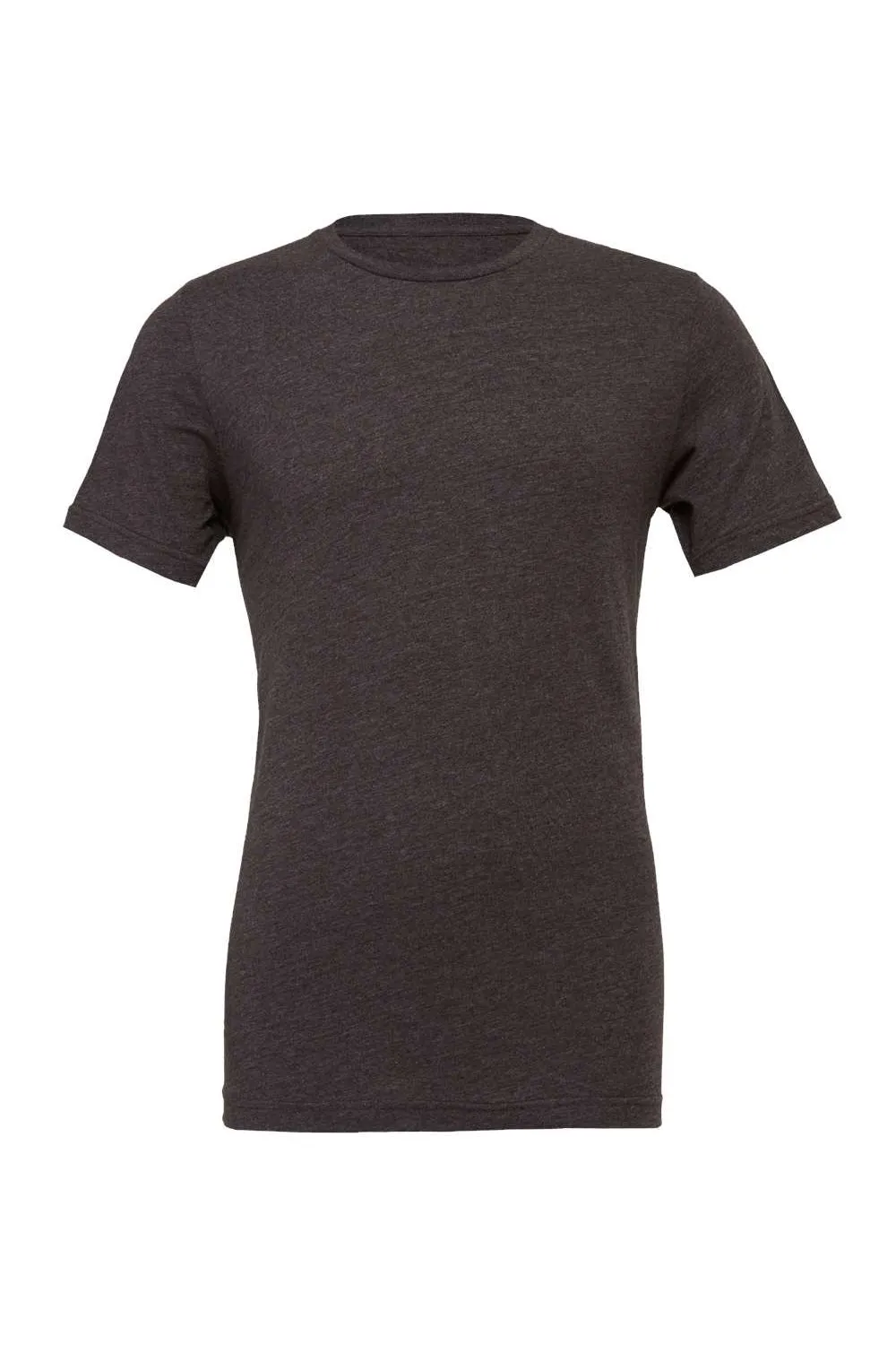 Bella   Canvas Mens Heather CVC Short Sleeve Crewneck T-Shirt - Heather Dark Grey