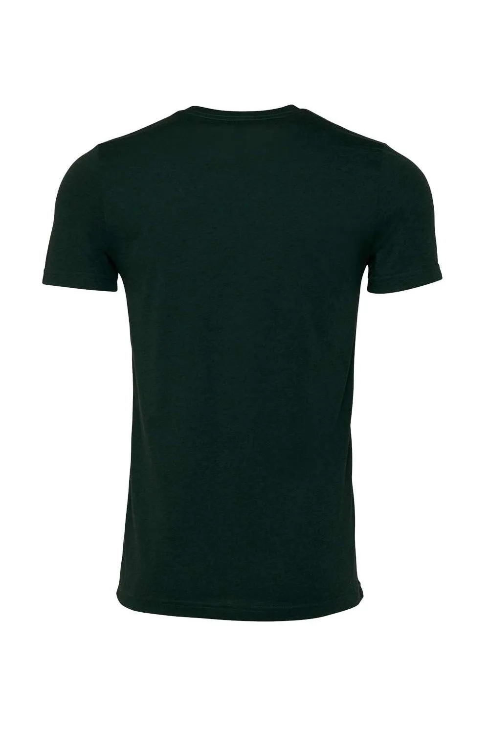 Bella   Canvas Mens Heather CVC Short Sleeve Crewneck T-Shirt - Heather Emerald