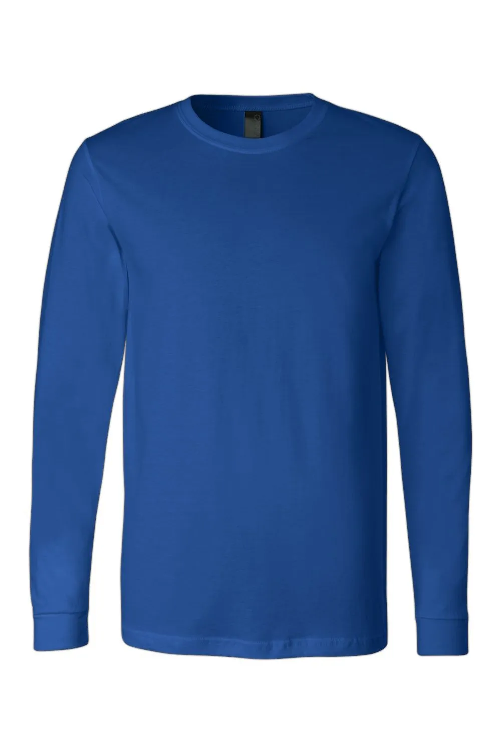 Bella   Canvas Mens Jersey Long Sleeve Crewneck T-Shirt - True Royal Blue