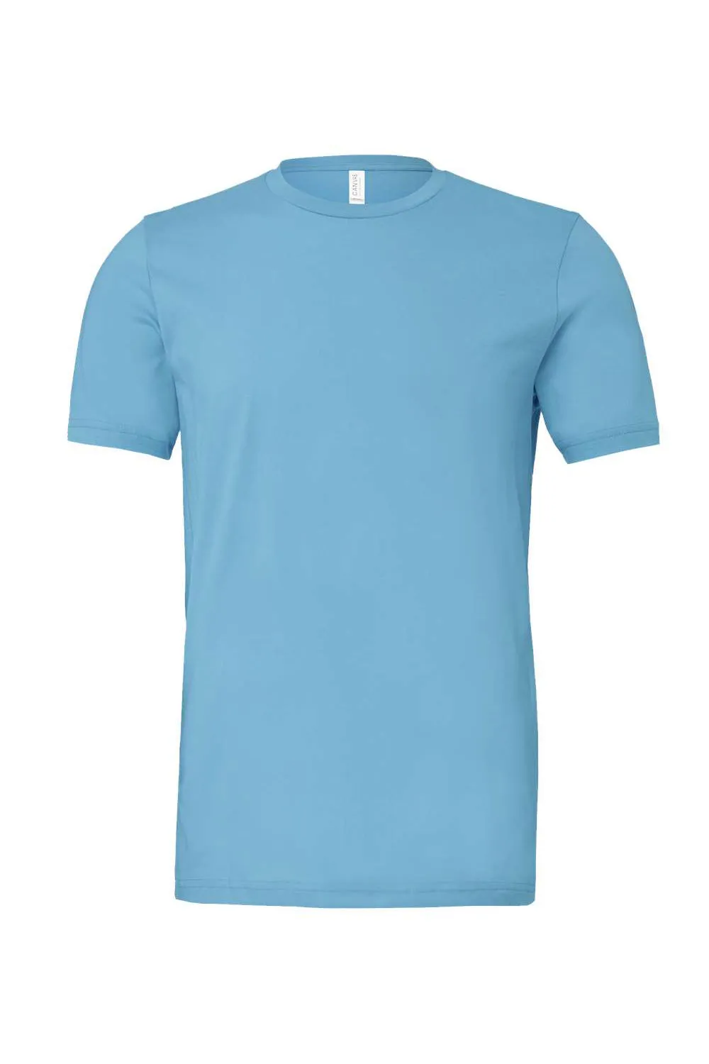 Bella   Canvas Mens Jersey Short Sleeve Crewneck T-Shirt - Ocean Blue