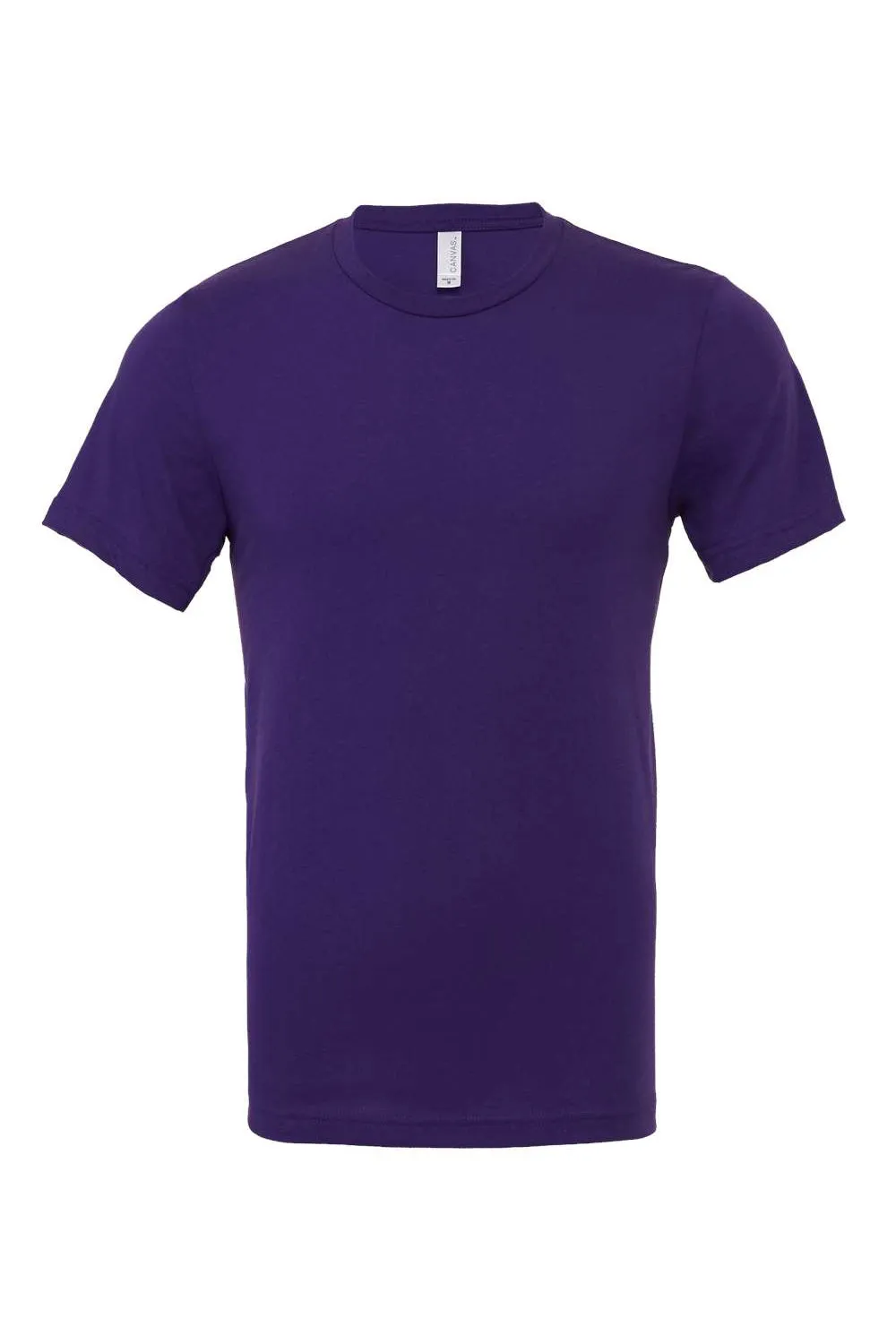 Bella   Canvas Mens Jersey Short Sleeve Crewneck T-Shirt - Team Purple