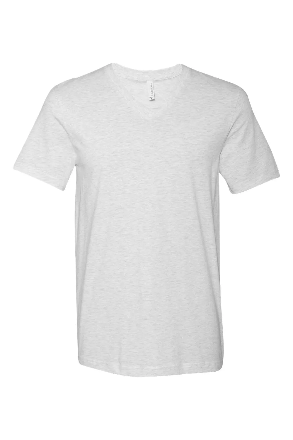 Bella   Canvas Mens Jersey Short Sleeve V-Neck T-Shirt - Ash Grey