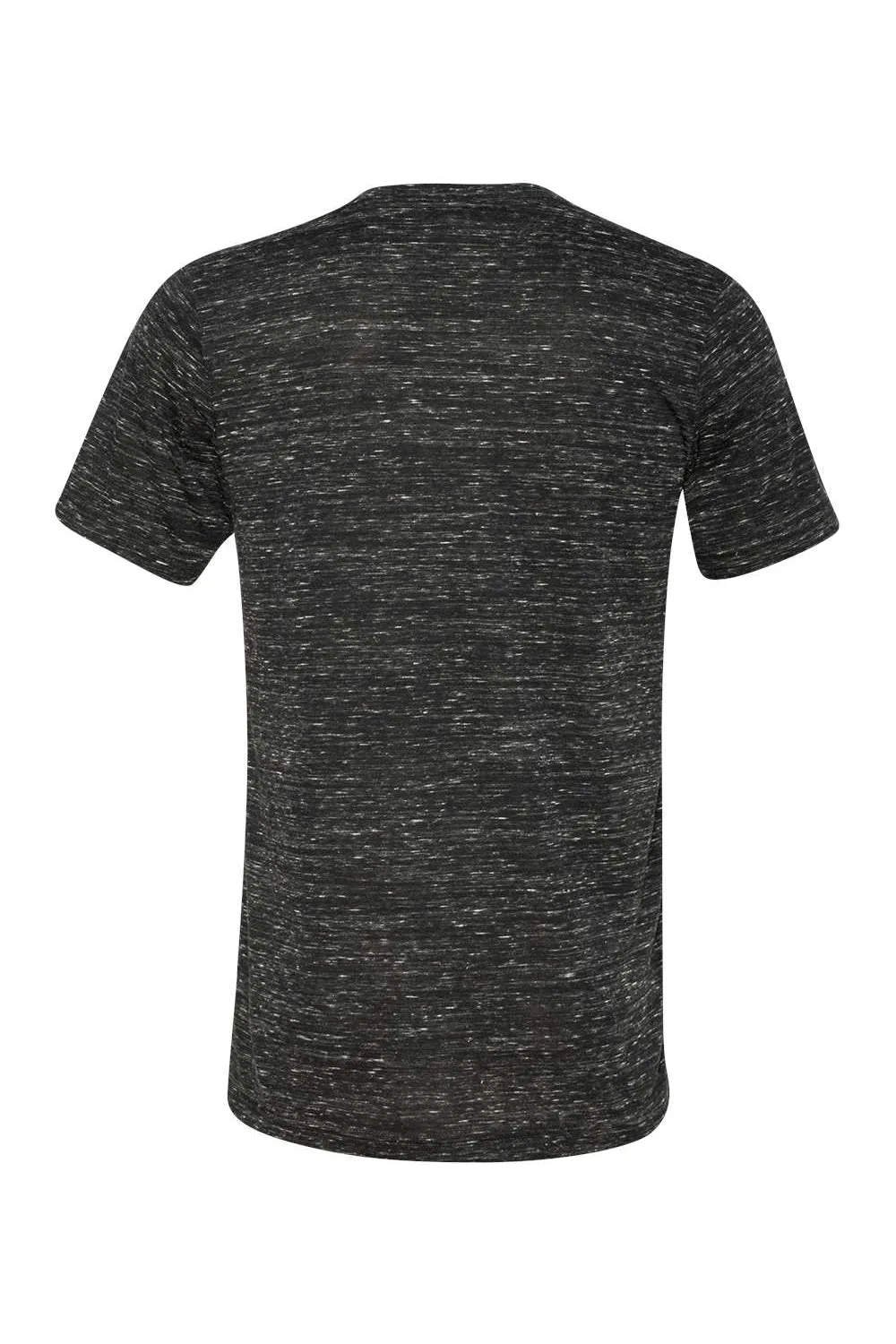 Bella   Canvas Mens Jersey Short Sleeve V-Neck T-Shirt - Black Marble